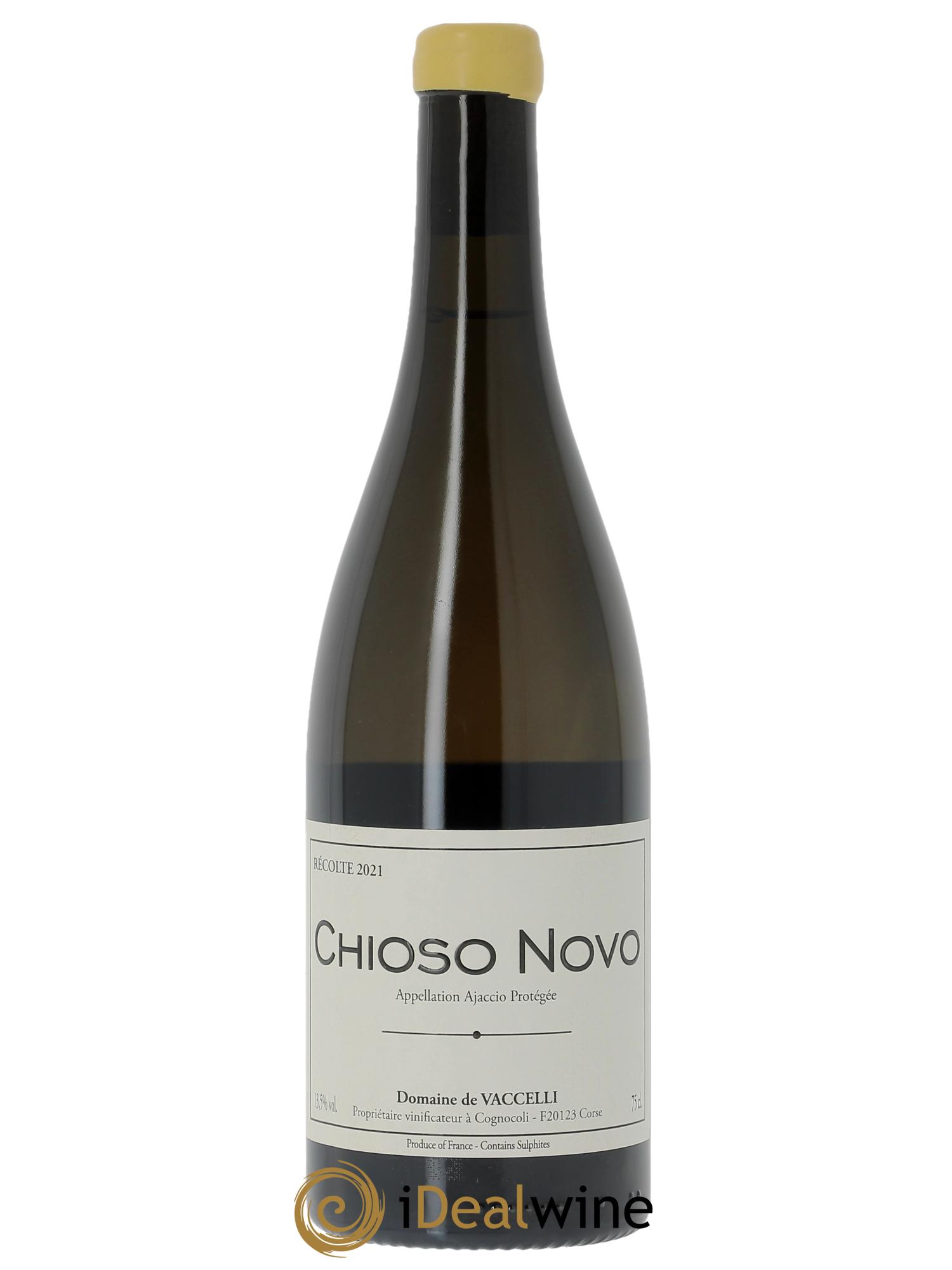 Ajaccio Chioso Novo Vaccelli 2021 - Lot de 1 bouteille - 0