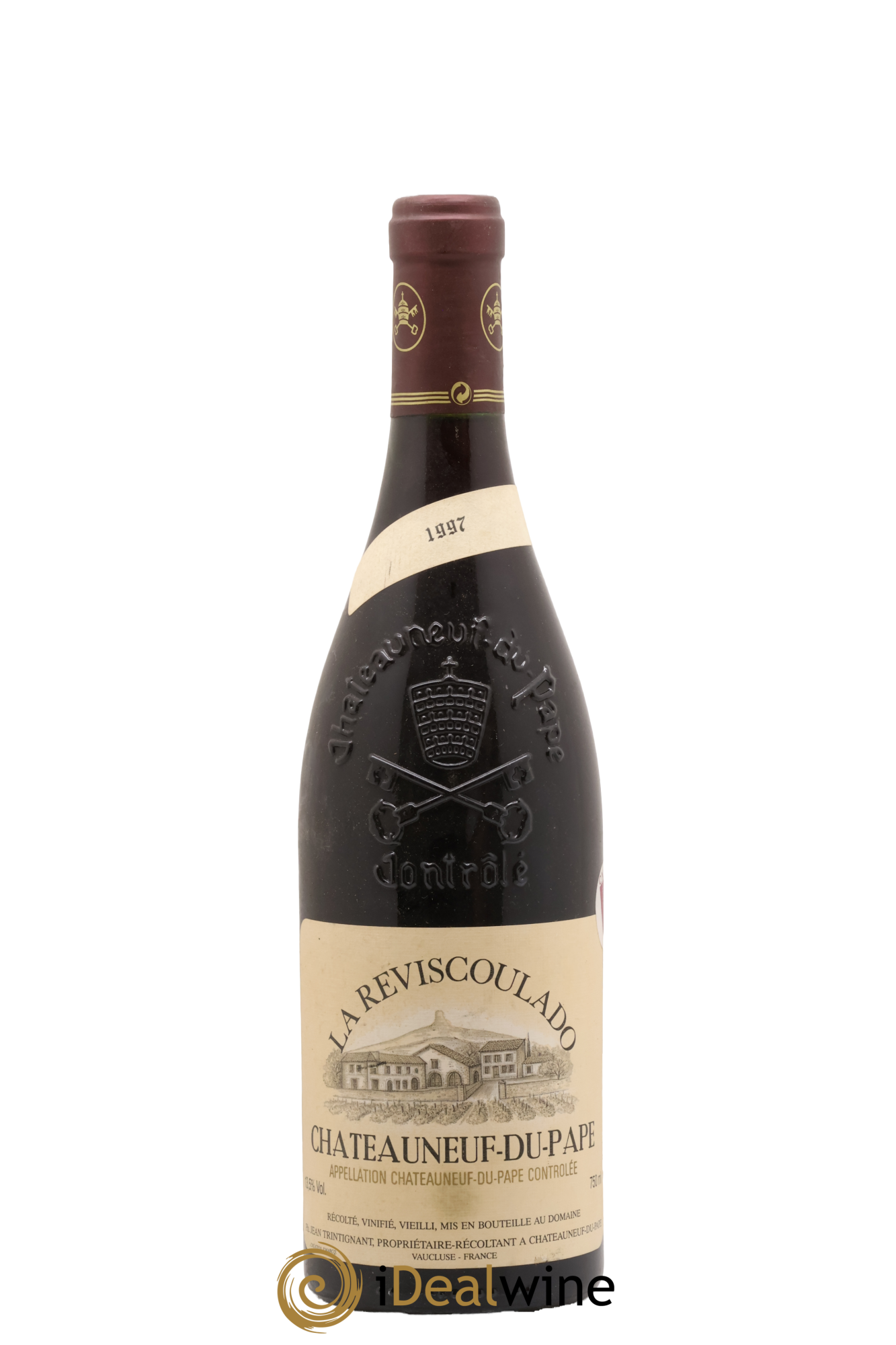Châteauneuf-du-Pape La Reviscoulado Jean Trintignant 1997 - Posten von 1 Flasche - 0