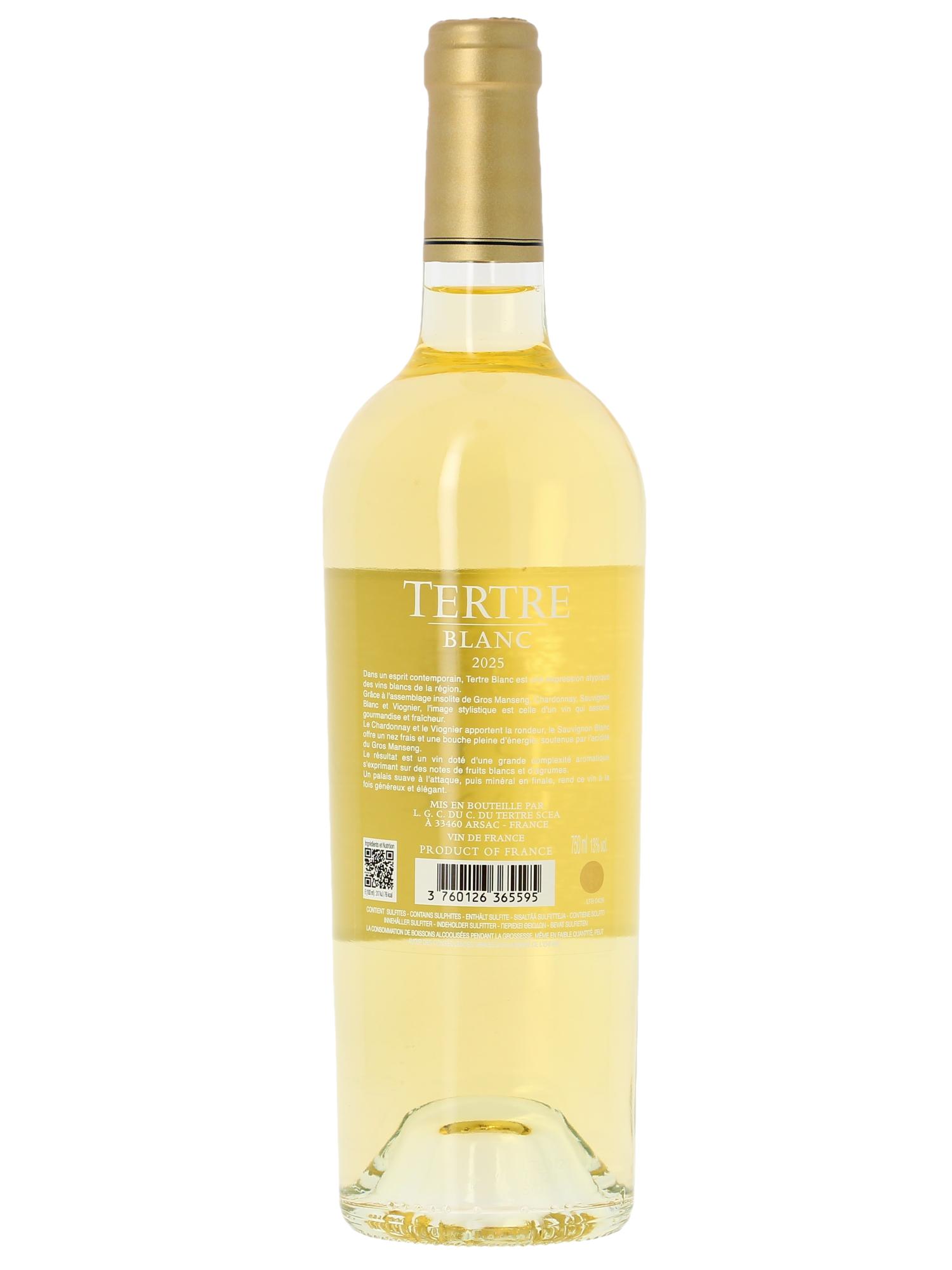 Tertre Blanc 2025 - Lot de 1 bouteille - 1