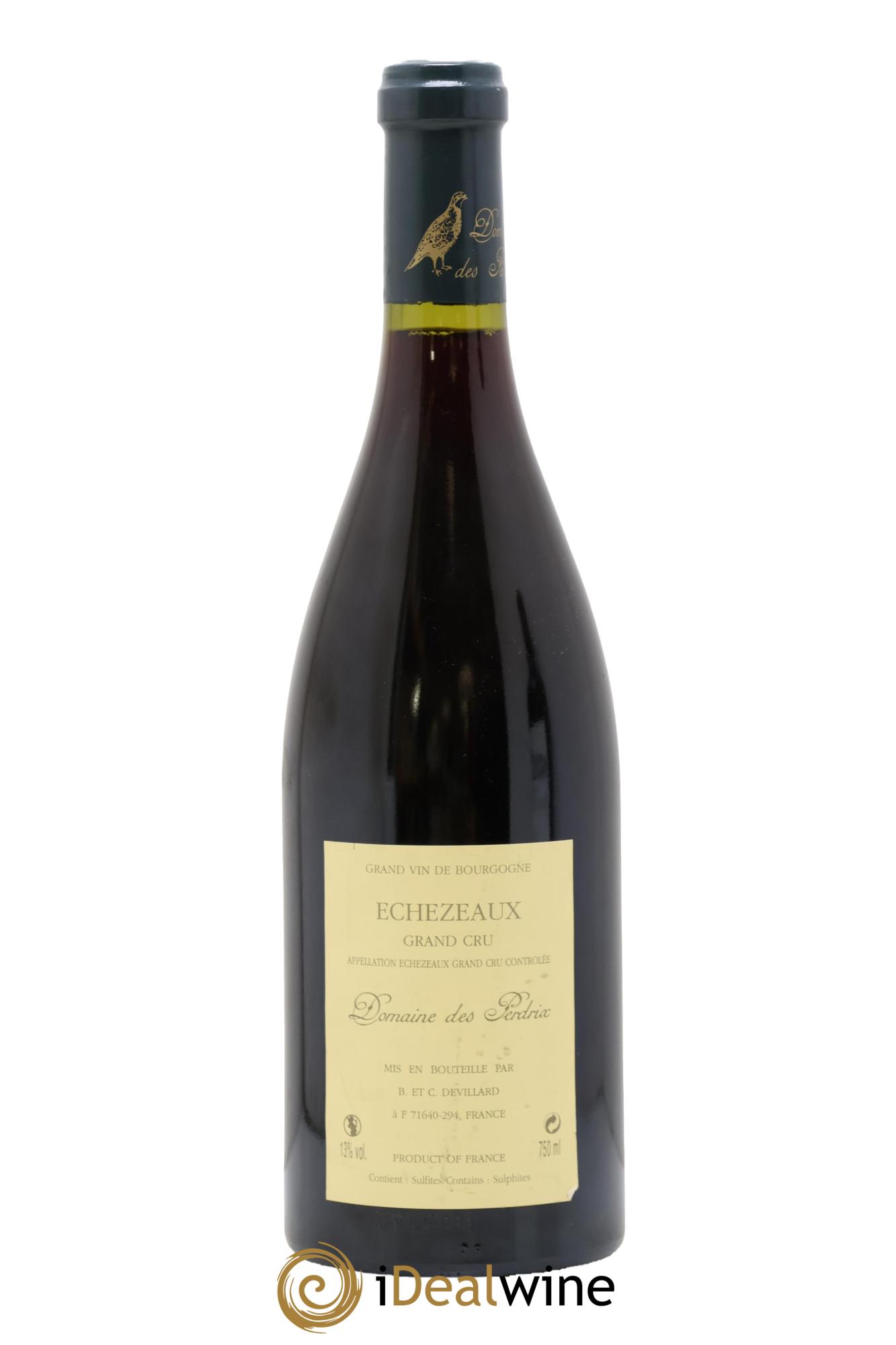 Echezeaux Grand Cru Perdrix (Domaine des) 2001 - Lot de 1 bouteille - 1