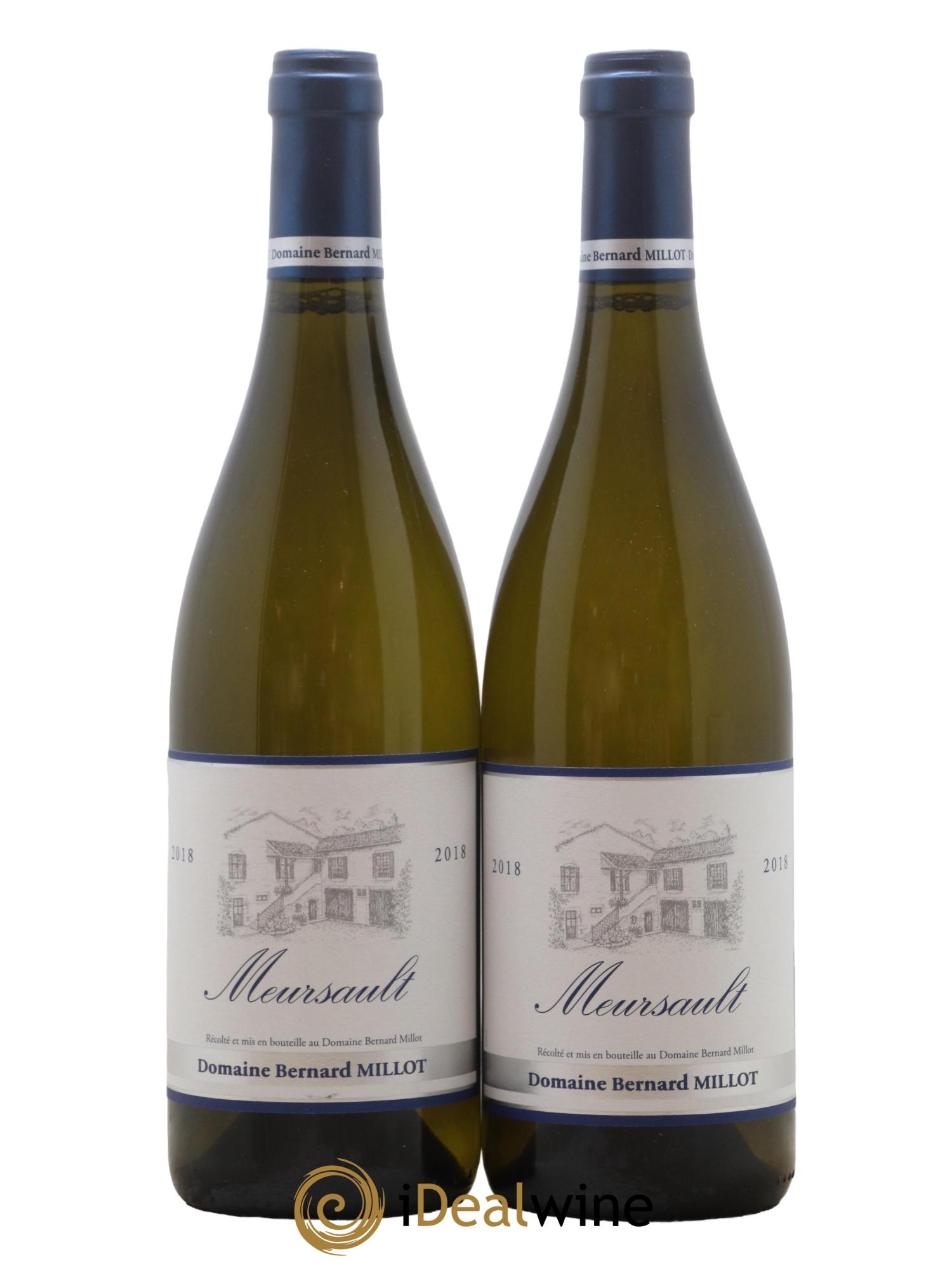 Meursault Bernard Millot 2018 - Lot de 2 bouteilles - 0