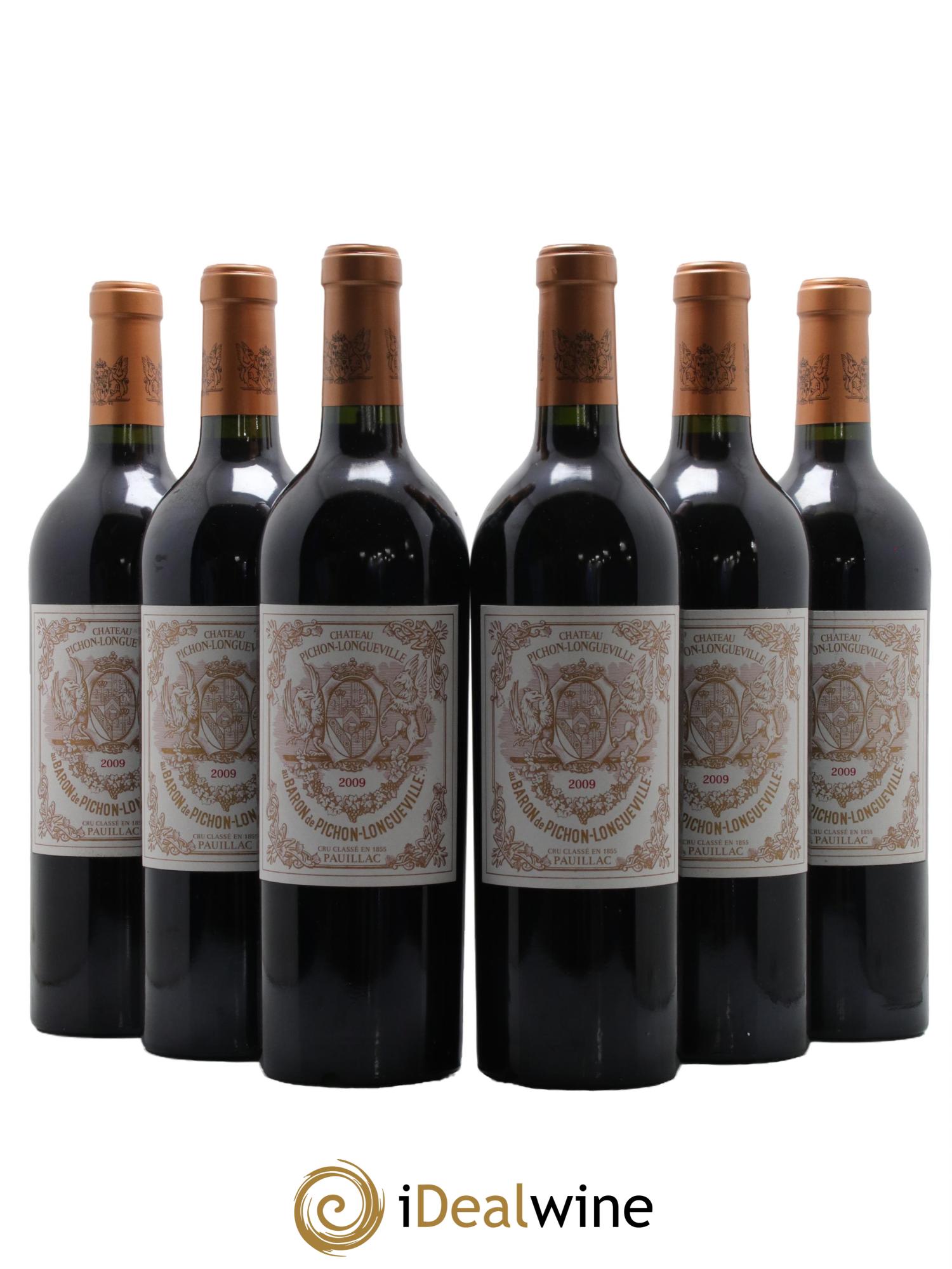 Pichon Longueville Baron 2ème Grand Cru Classé 2009 - Lot de 6 bouteilles - 0
