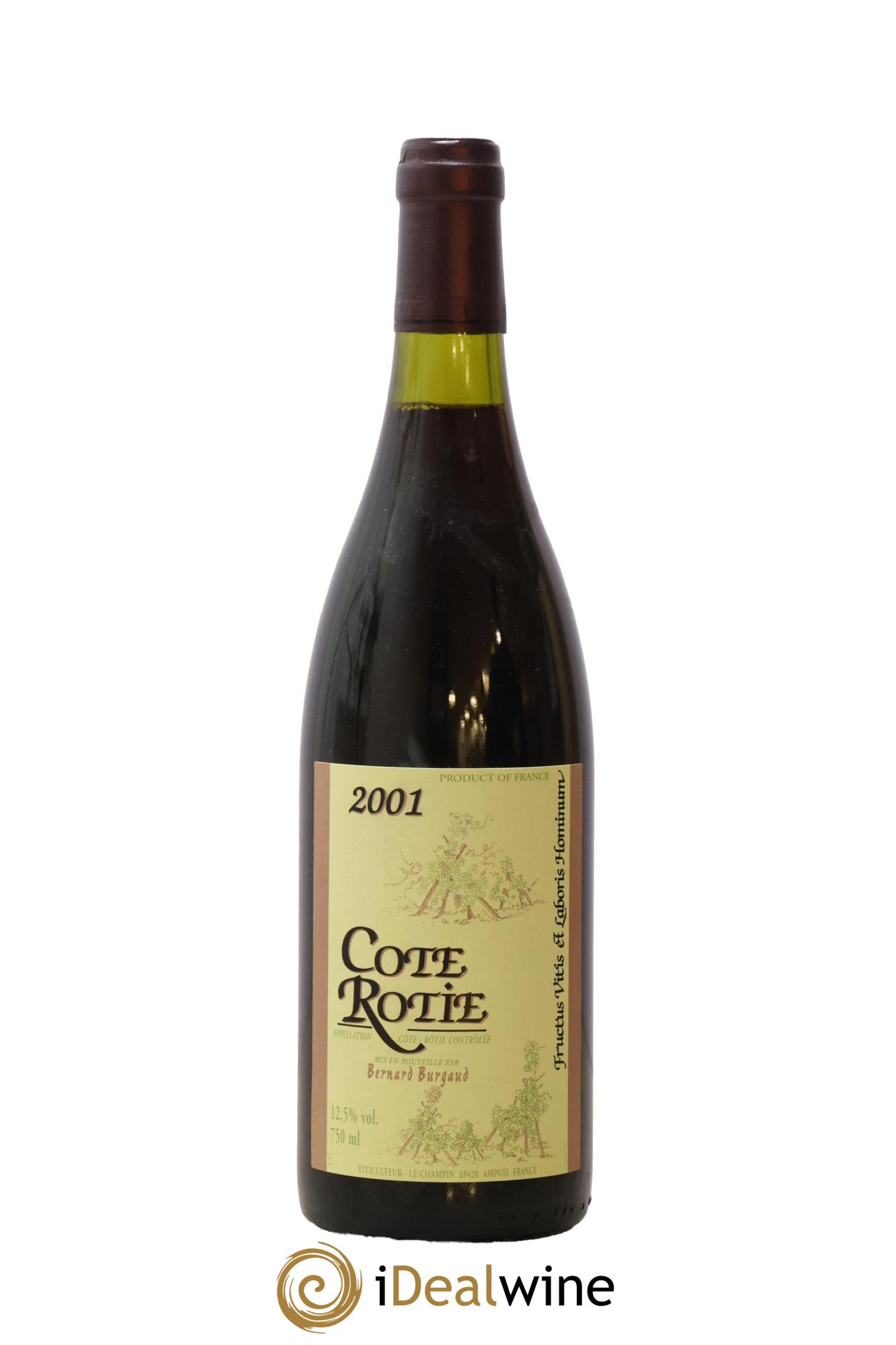 Côte-Rôtie Bernard Burgaud 2001 - Lot of 1 bottle - 0