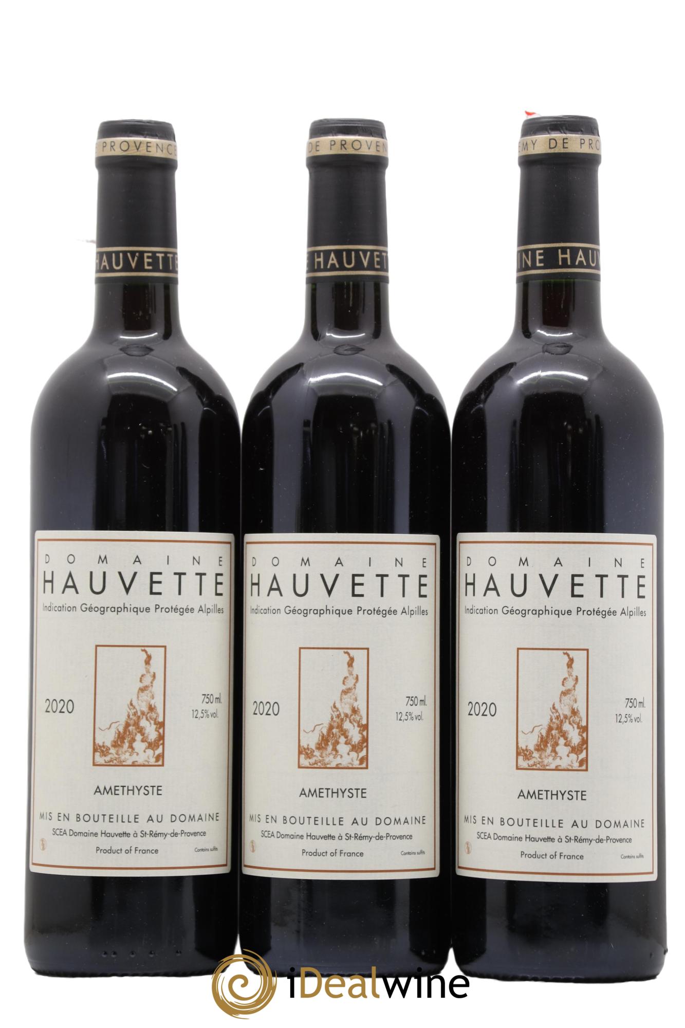 Alpilles Améthyste Hauvette (Domaine) 2020 - Lot de 3 bouteilles - 0