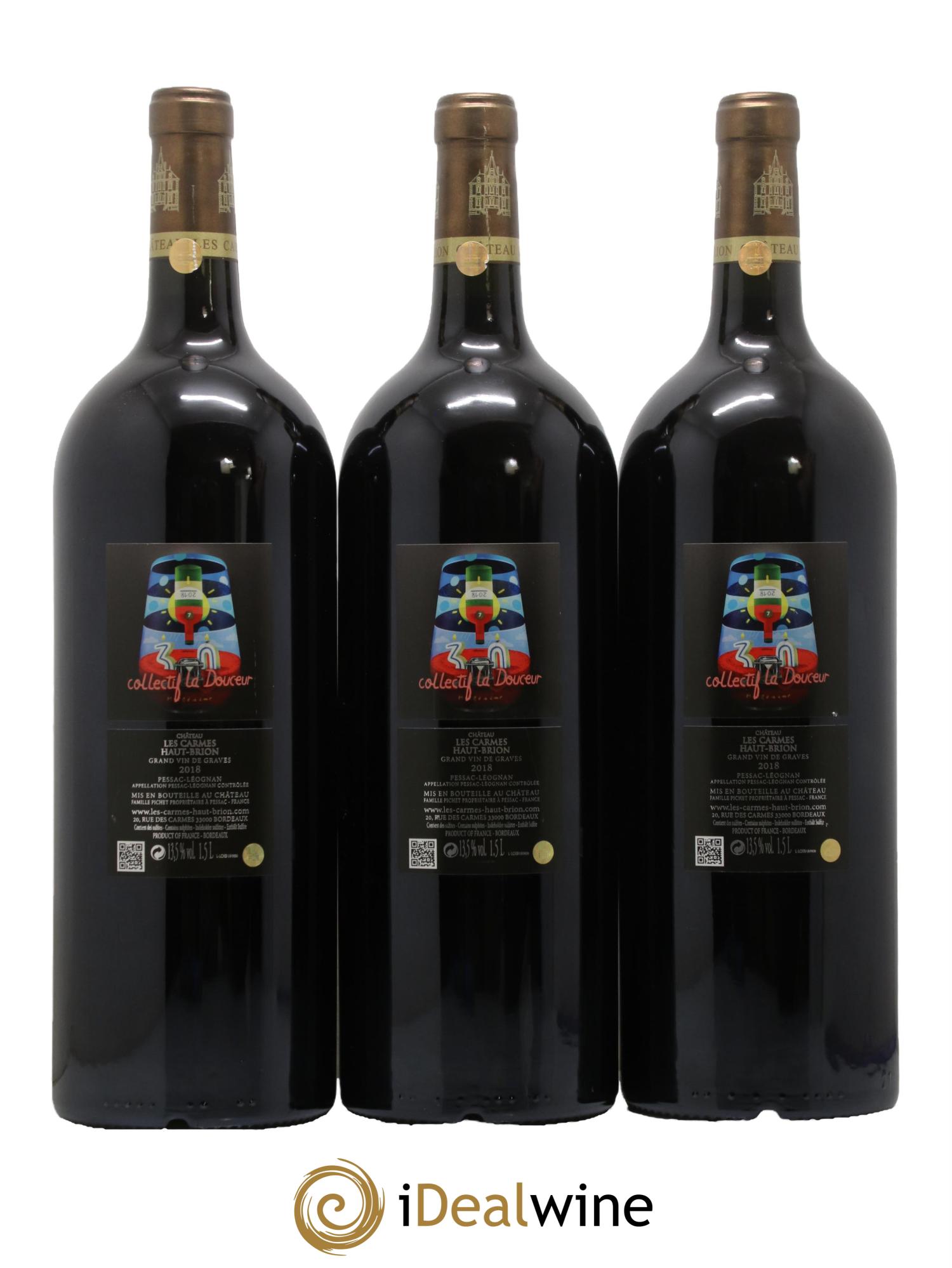 Château Les Carmes Haut-Brion 2018 - Lot de 3 magnums - 1
