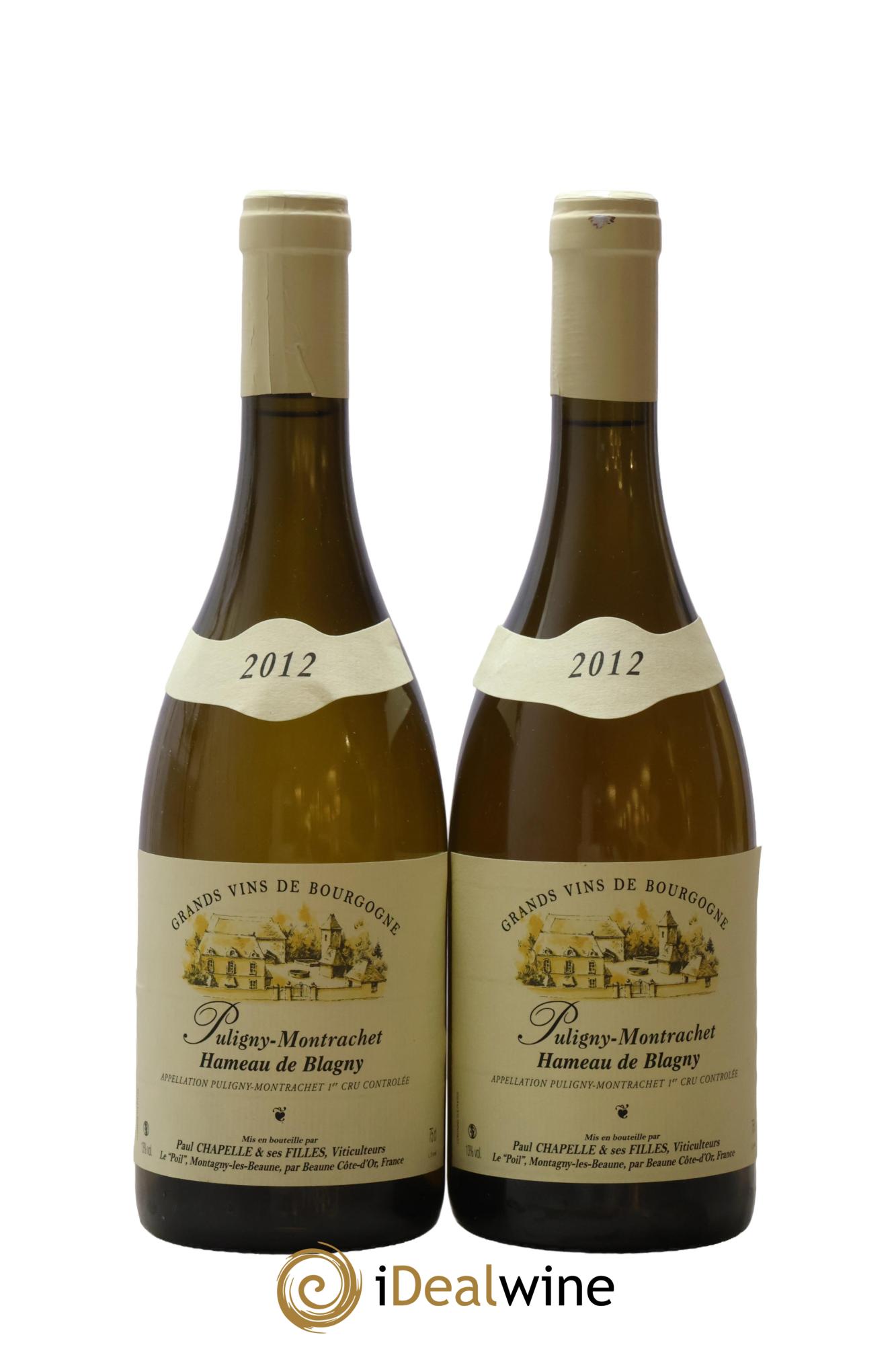 Puligny-Montrachet 1er Cru Hameau De Blagny Paul Chapelle 2012 - Posten von 2 Flaschen - 0