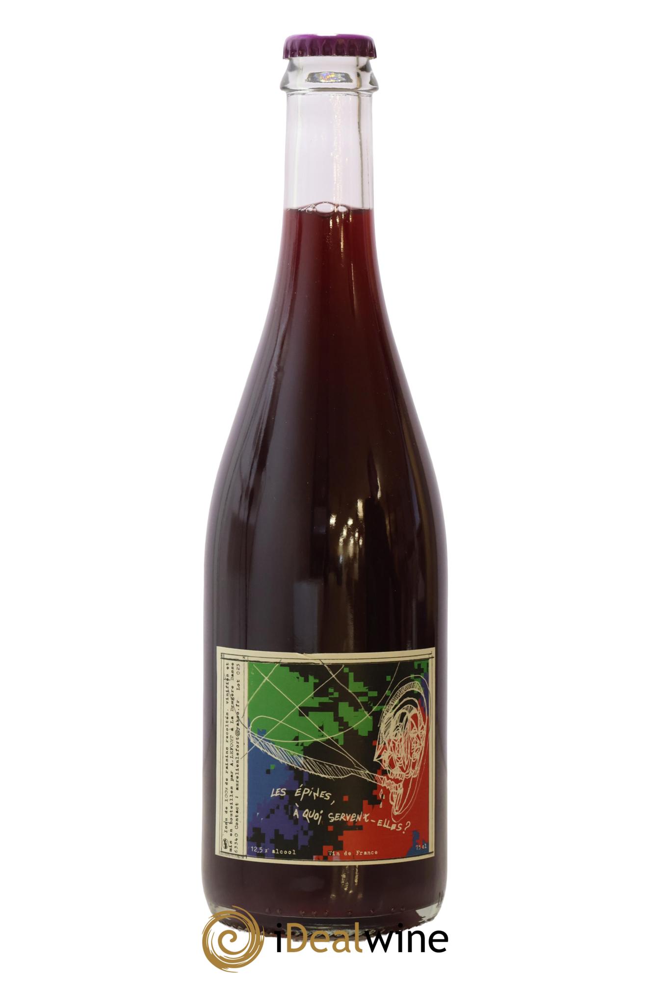 Vin de France Les Epines A quoi Servent-Elles Aurélien Lefort  2023 - Lot de 1 bouteille - 0