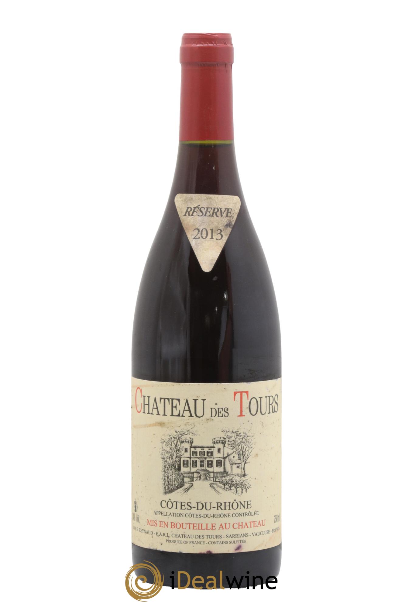 Côtes-du-Rhône Château des Tours Emmanuel Reynaud 2013 - Lot de 1 bouteille - 0