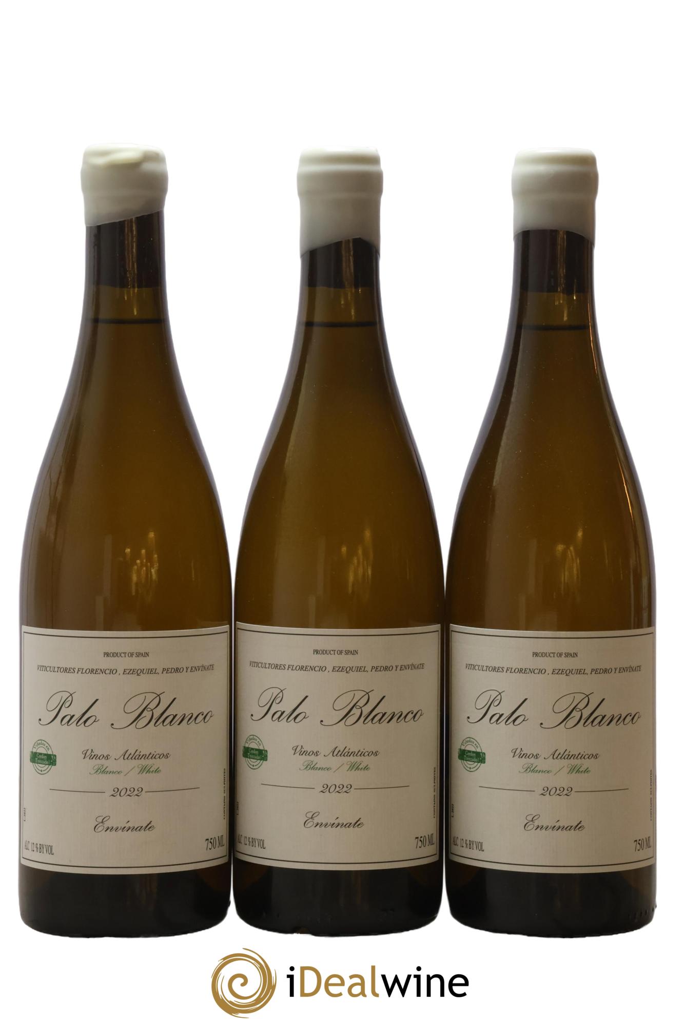 Vinos Atlánticos Palo Blanco Envinate 2022 - Lot of 3 bottles - 0