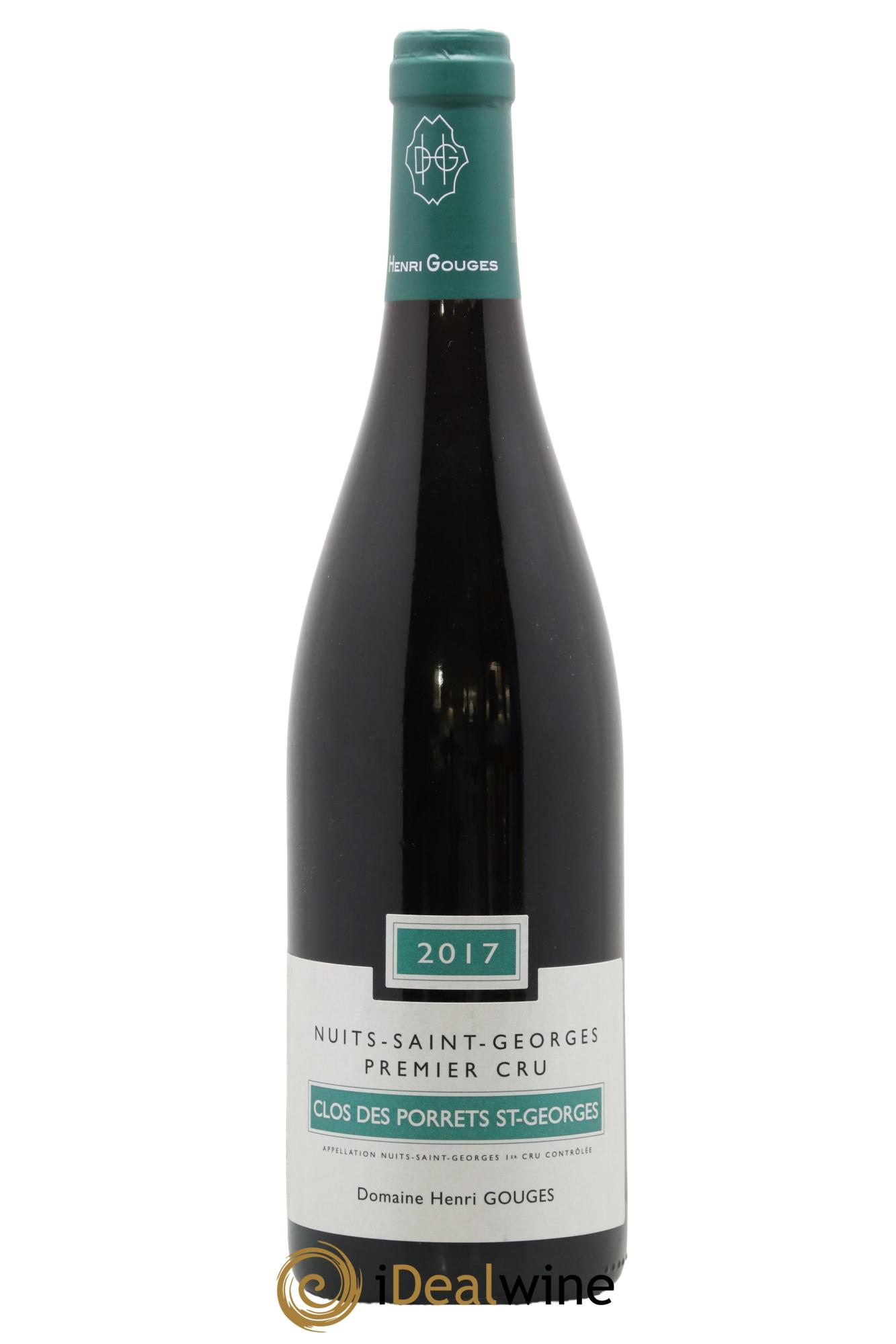 Nuits-Saint-Georges 1er Cru Clos des Porrets St Georges Henri Gouges 2017 - Lot de 1 bouteille - 0