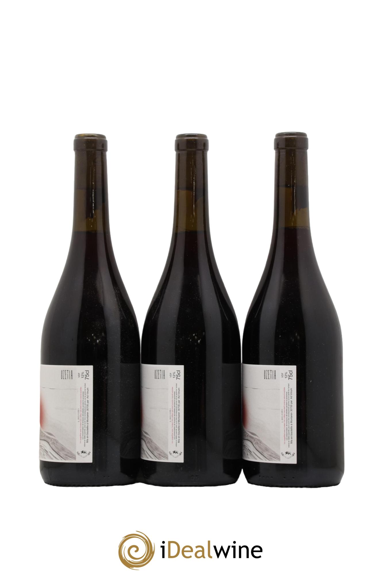 Vin de France Uzetia Domaine Ad Vinum 2021 - Lot de 3 bouteilles - 1