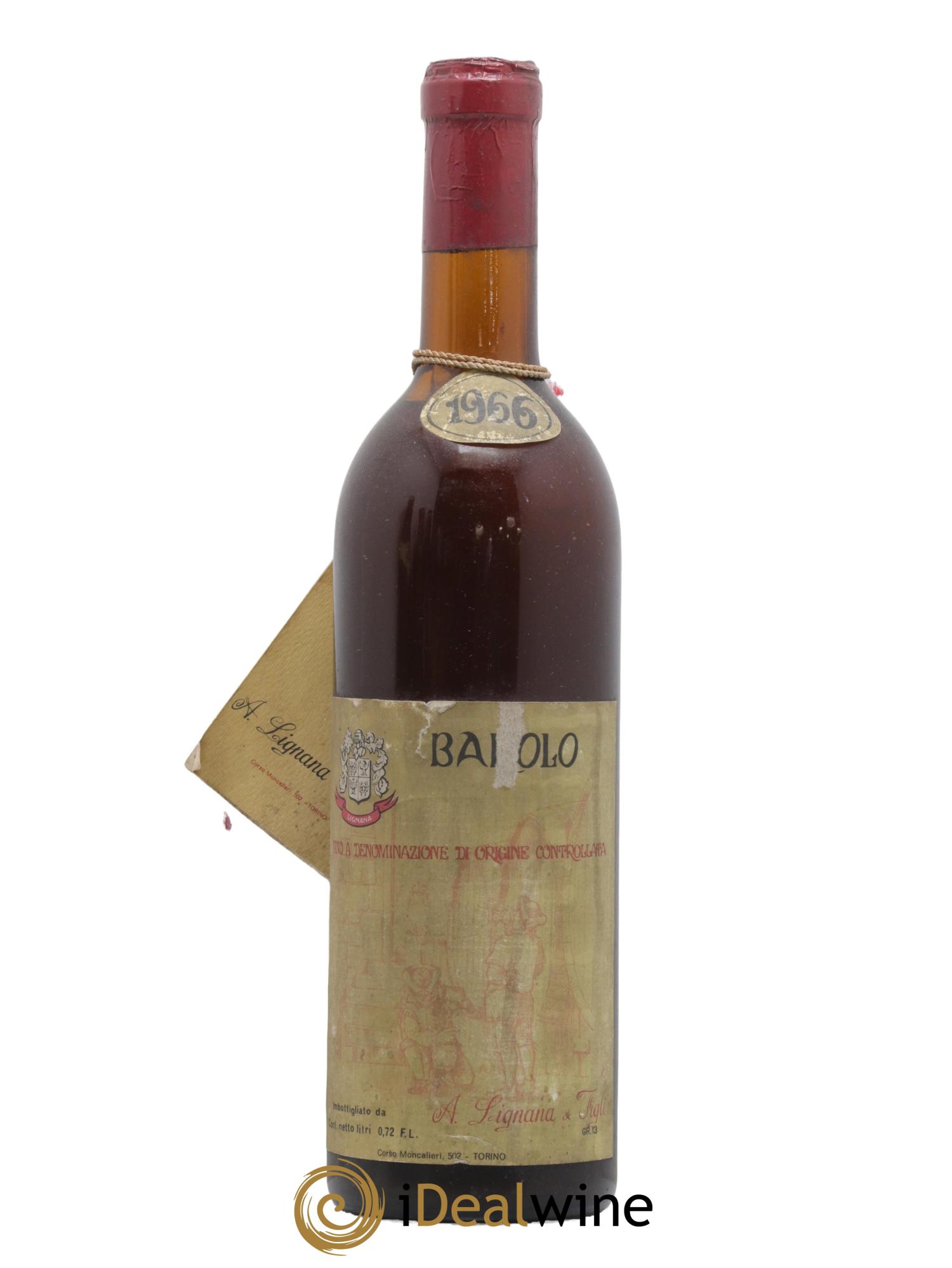 Barolo A Lignana 1966 - Lot de 1 bouteille - 0