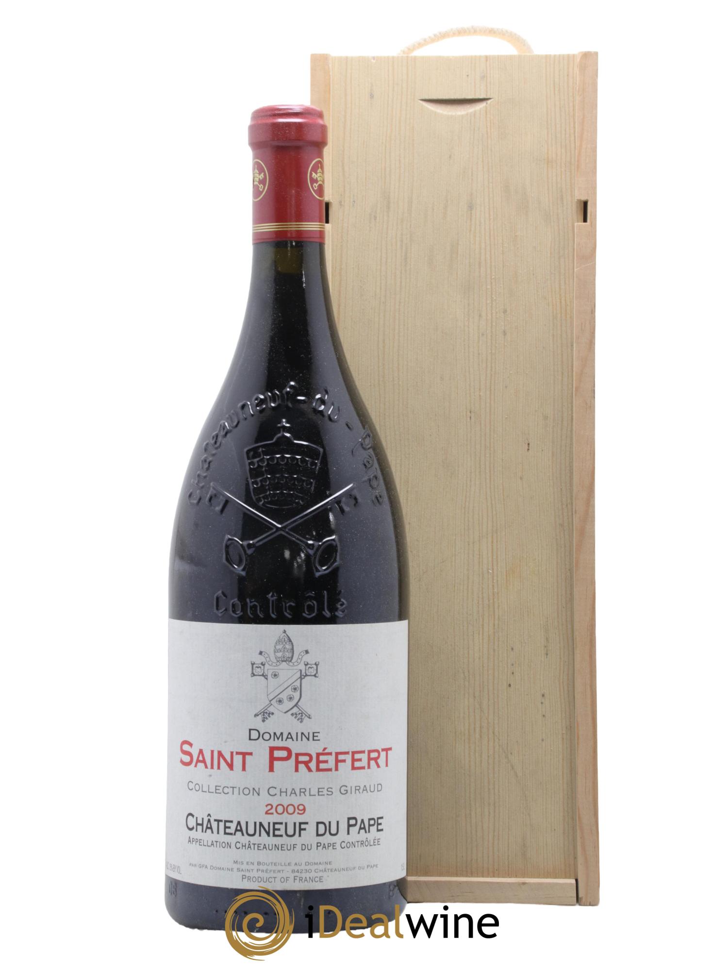 Châteauneuf-du-Pape Collection Charles Giraud Domaine Saint-Préfert 2009 - Lot de 1 magnum - 0