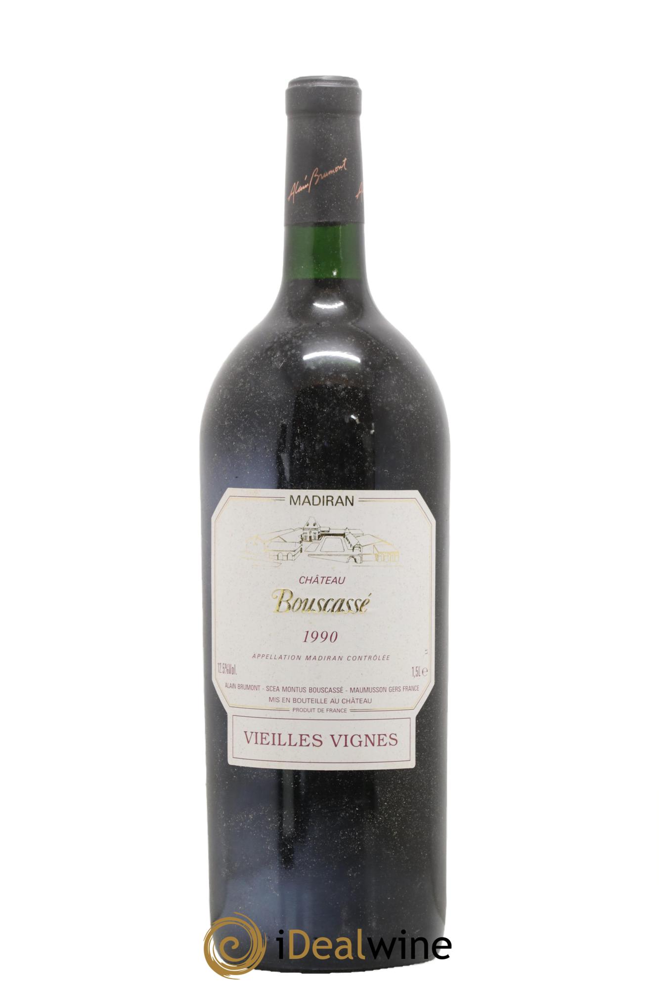 Madiran Vieilles Vignes Château Bouscassé - Alain Brumont 1990 - Lot de 1 magnum - 1