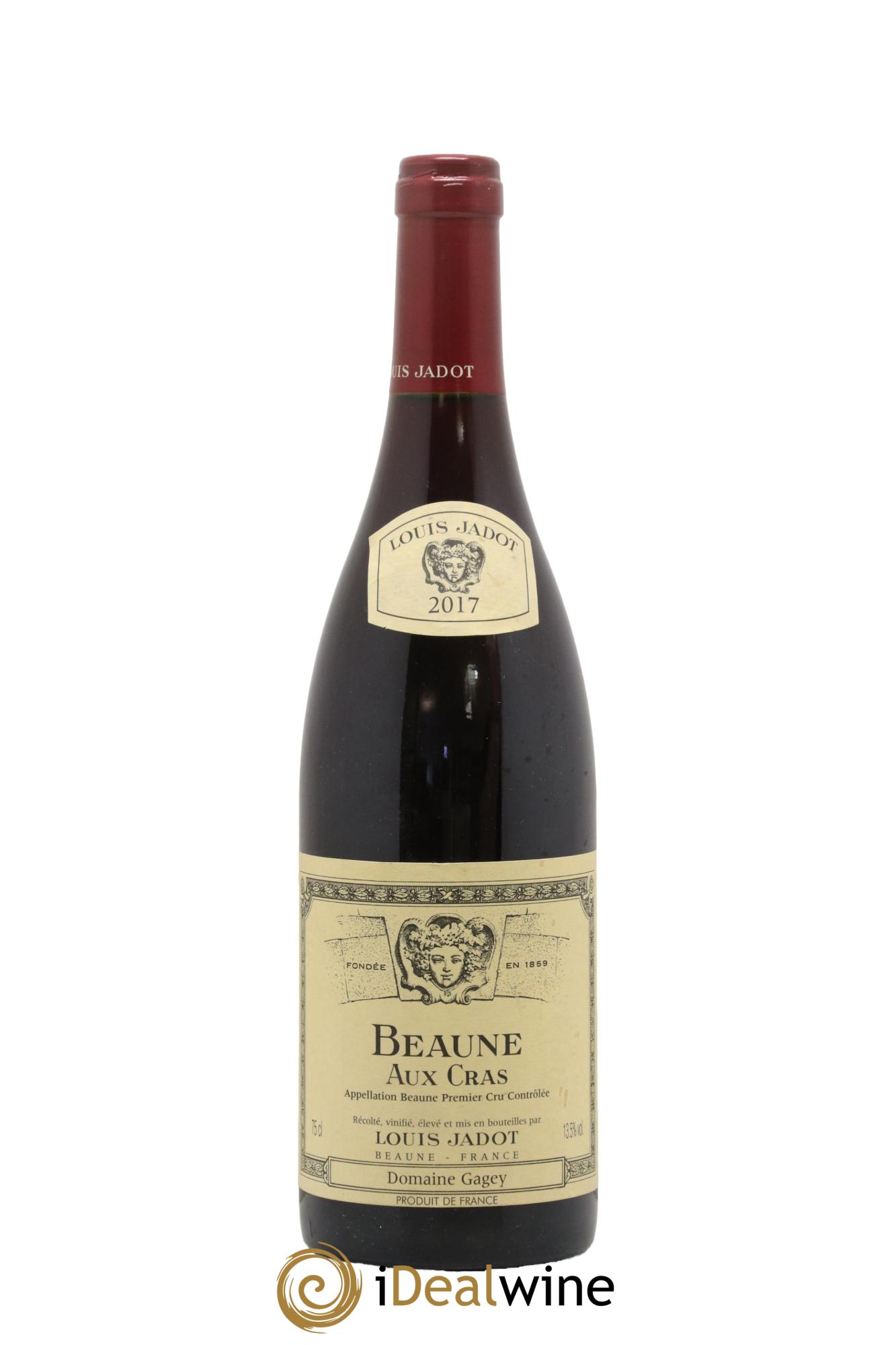 Beaune 1er Cru Aux Cras Domaine Gagey - Louis Jadot 2017 - Lot of 1 bottle - 0