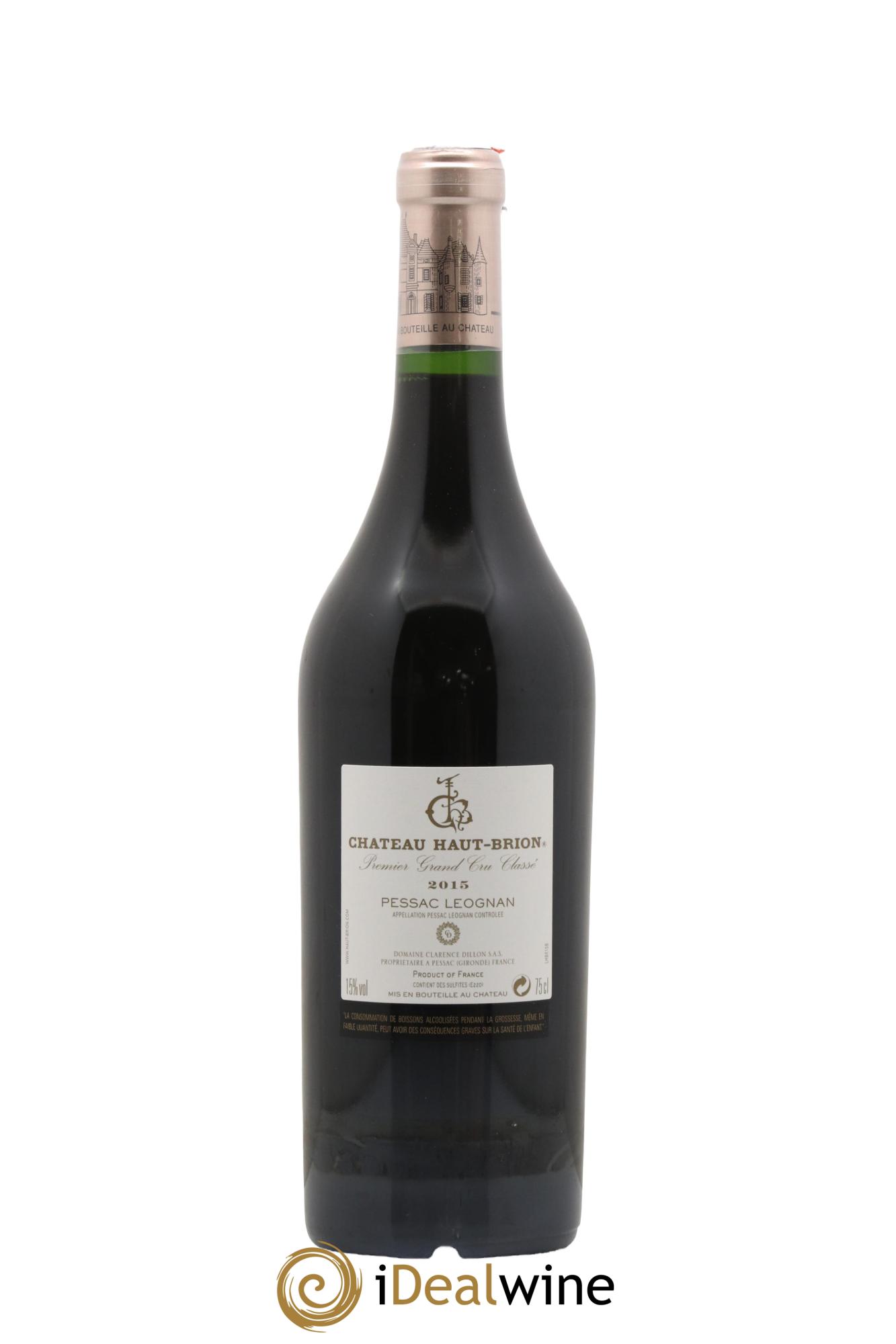 Château Haut Brion 1er Grand Cru Classé 2015 - Lot of 1 bottle - 2