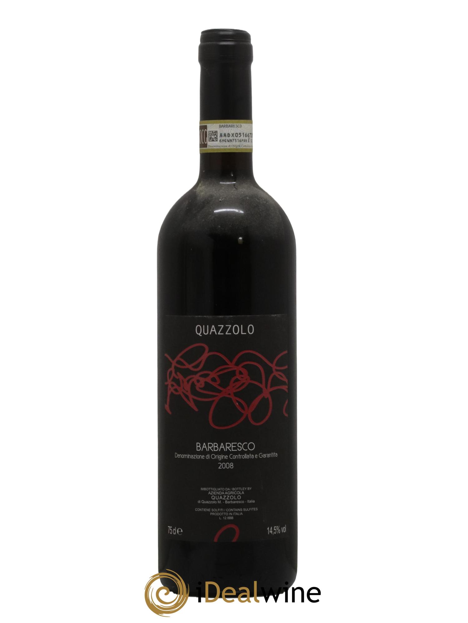 Barbaresco DOCG Quazzolo Michele et Figli 2008 - Lot de 1 bouteille - 0