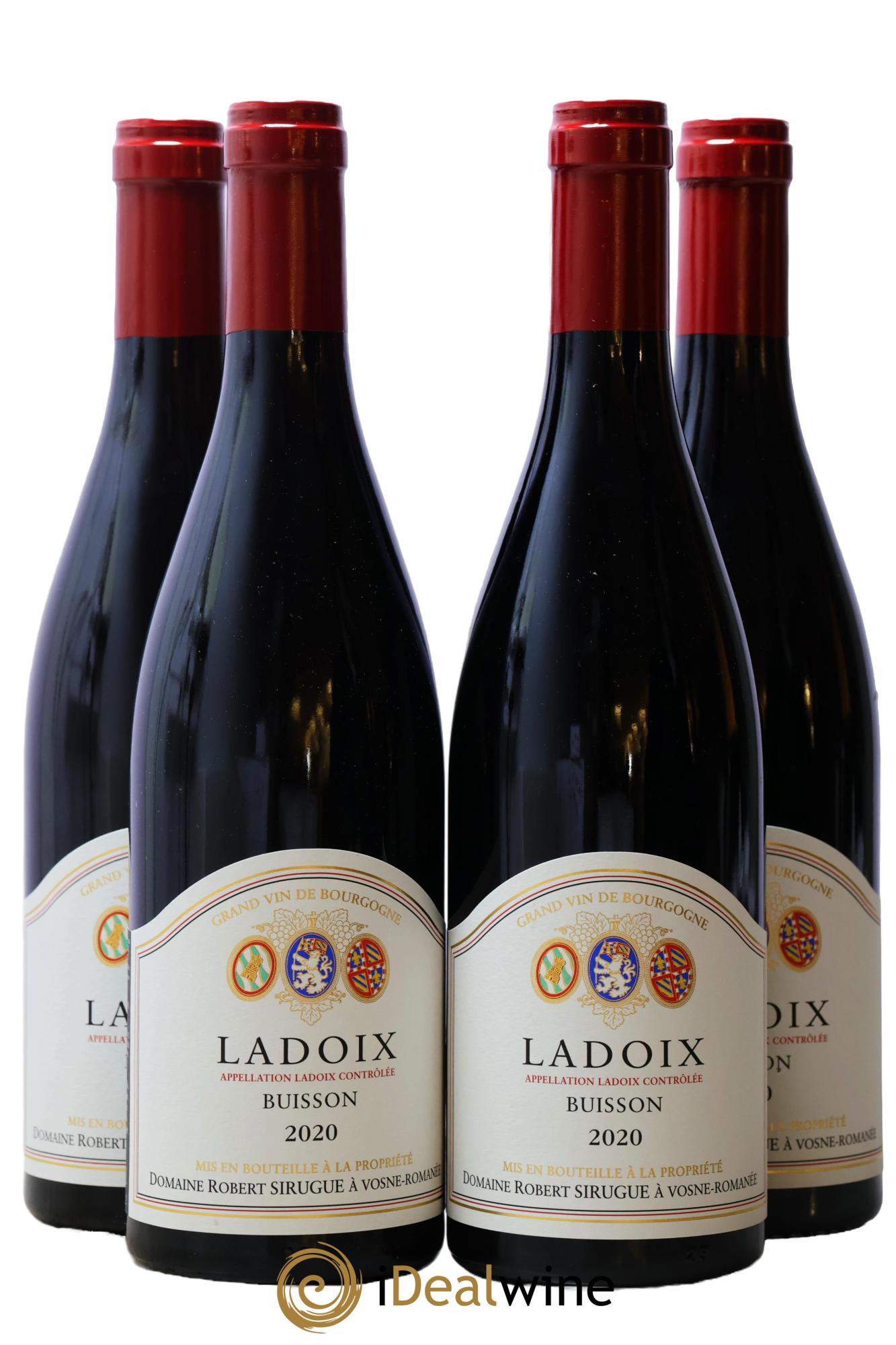 Ladoix Buisson Domaine Sirugue 2020 - Lot de 4 bouteilles - 0