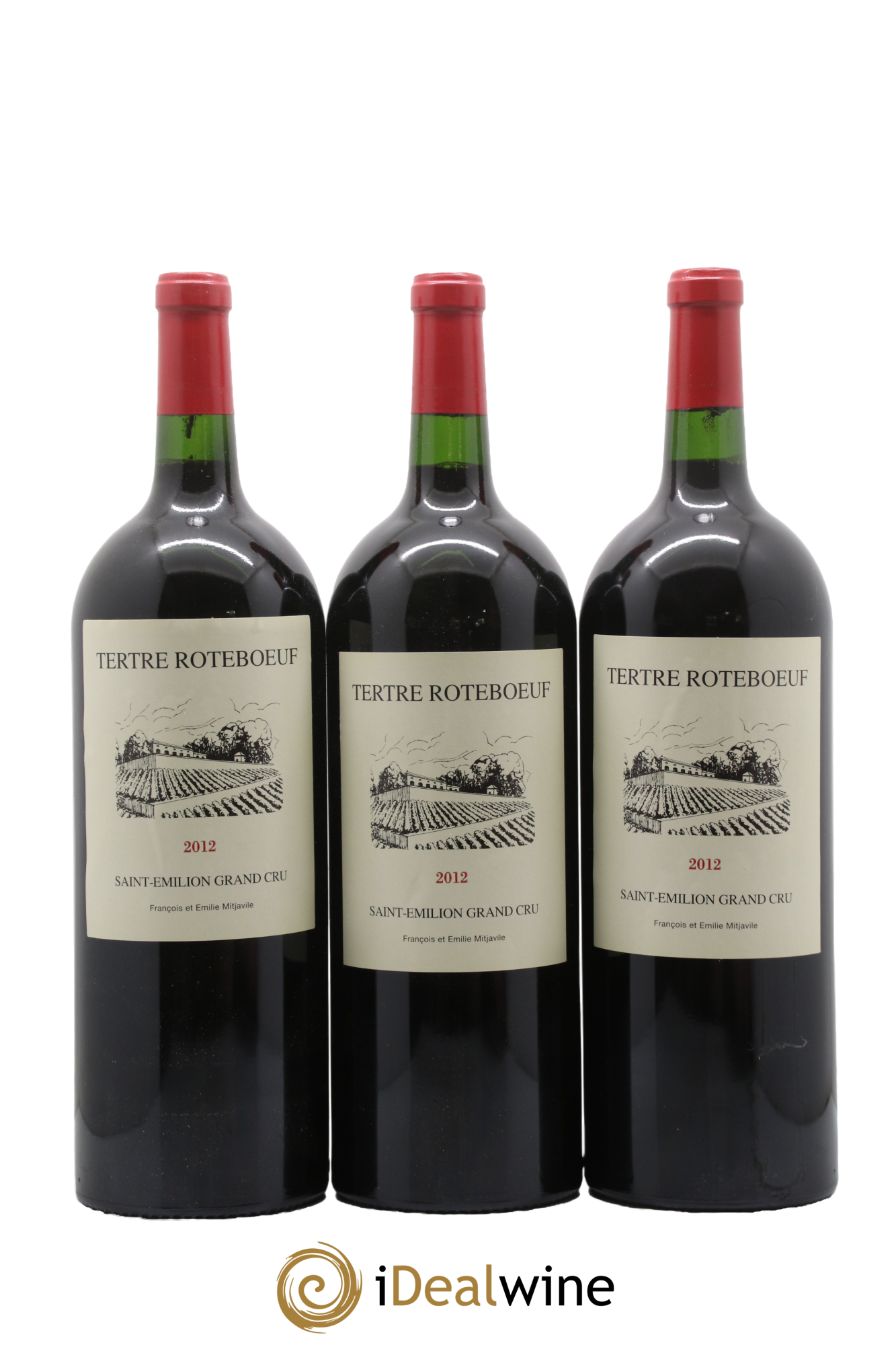 Château Tertre Roteboeuf 2012 - Lot of 6 magnums - 1