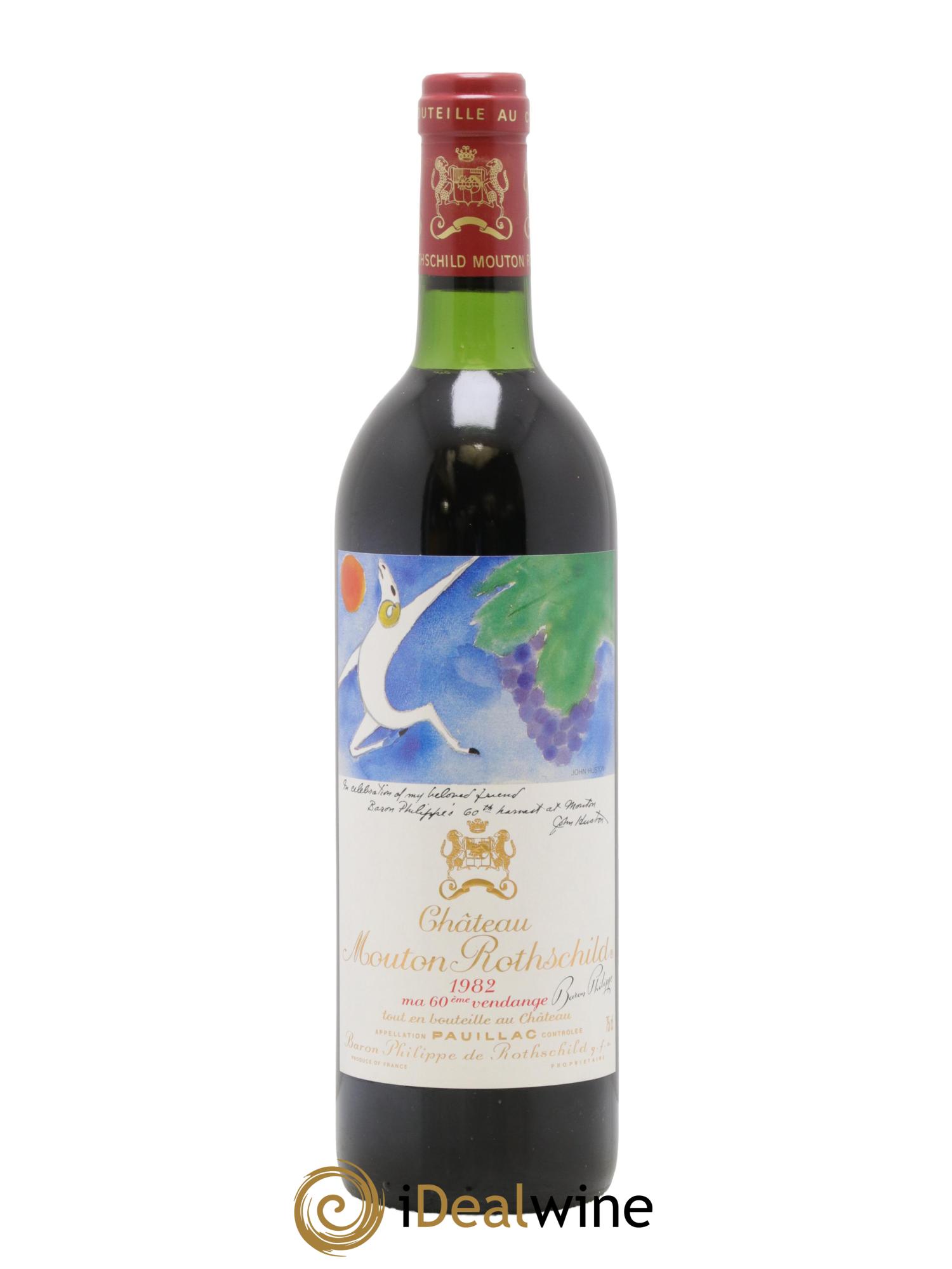 Château Mouton Rothschild 1er Grand Cru Classé 1982 - Lot of 1 bottle - 0