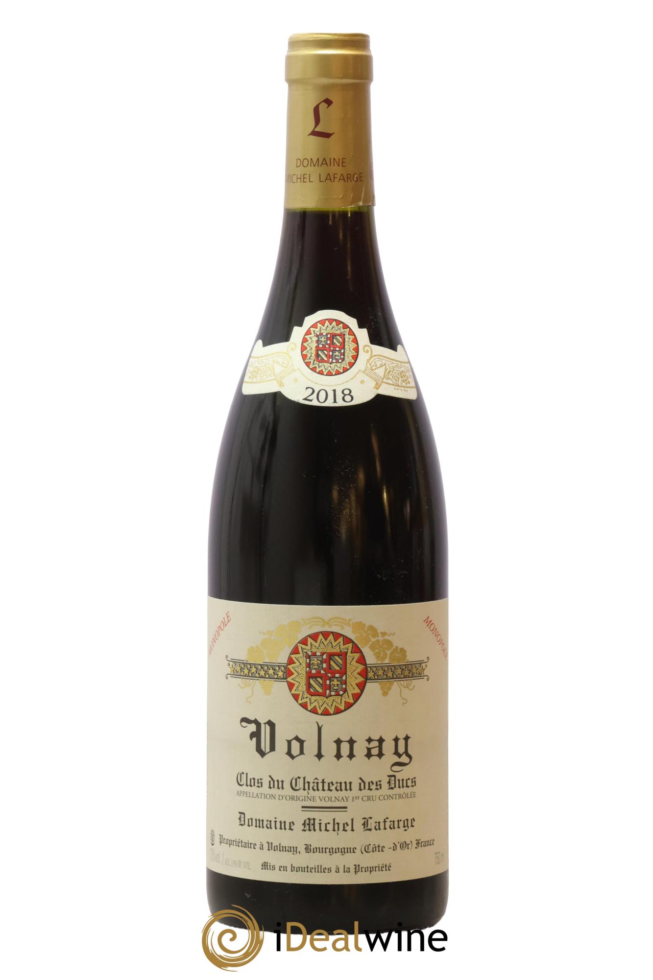 Volnay 1er Cru Clos du Château des Ducs Lafarge (Domaine) 2018 - Lot de 1 bouteille - 0