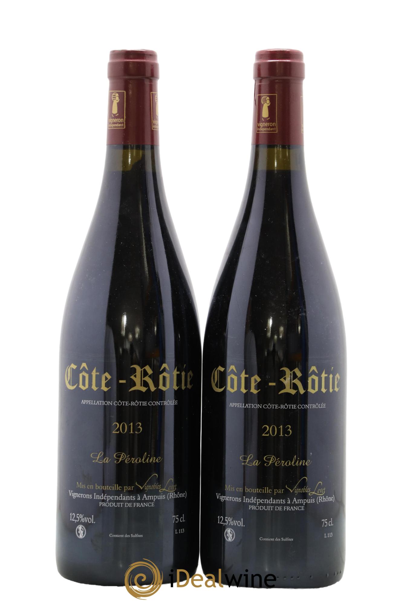Côte-Rôtie La Péroline Vignobles Levet 2013 - Posten von 2 Flaschen - 1