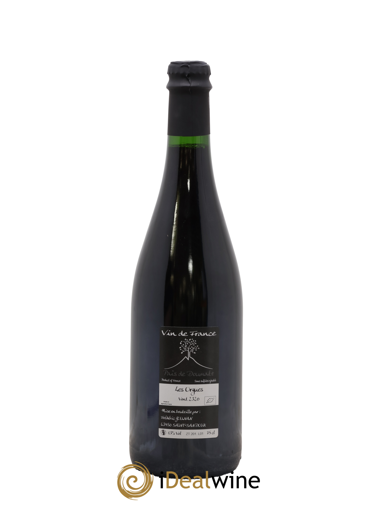 Vin de France Les Orgues Vignoble de l'Arbre Blanc 2020 - Lot de 1 bouteille - 1
