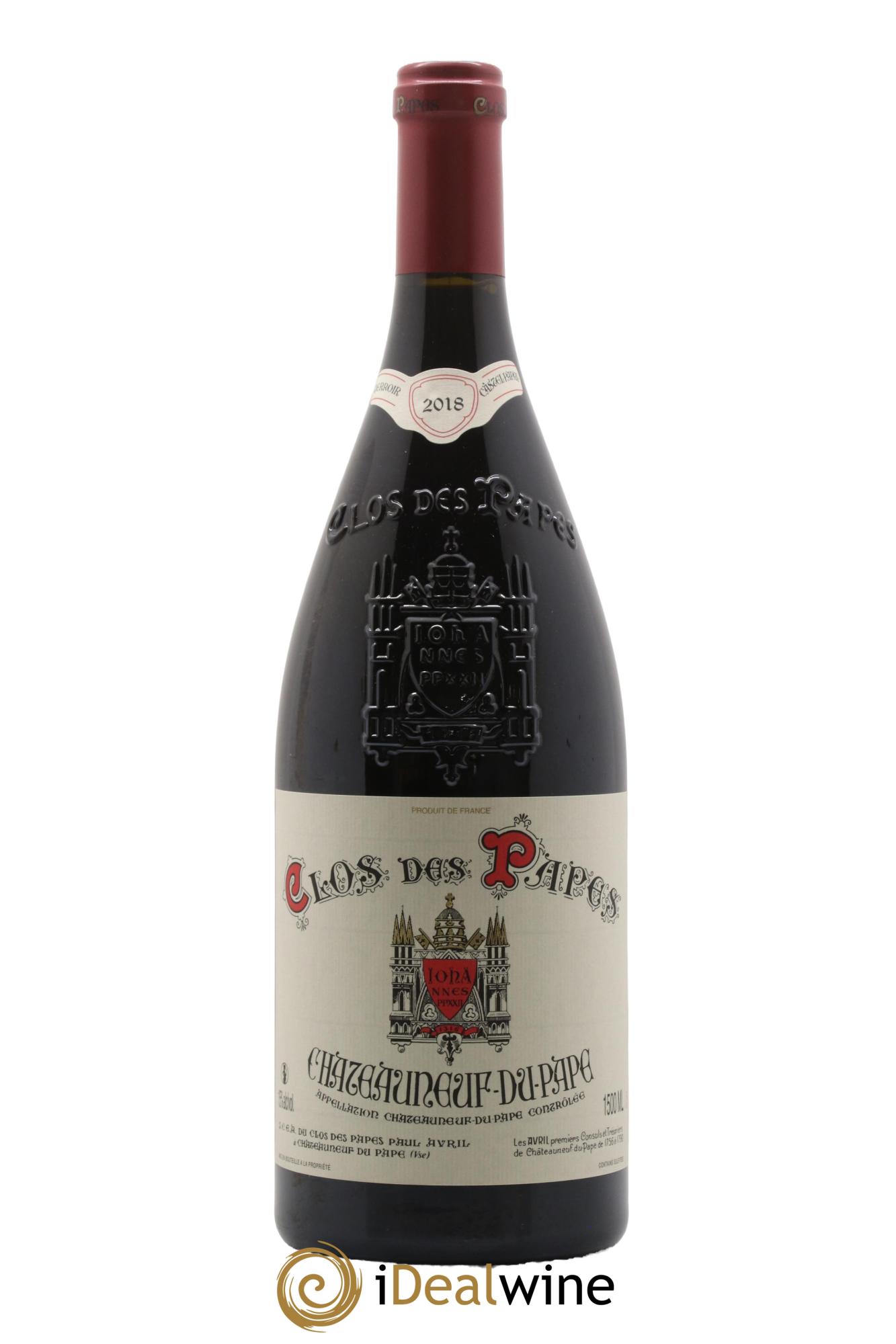 Châteauneuf-du-Pape Clos des Papes - Paul Avril 2018 - Posten von 1 Magnum - 0