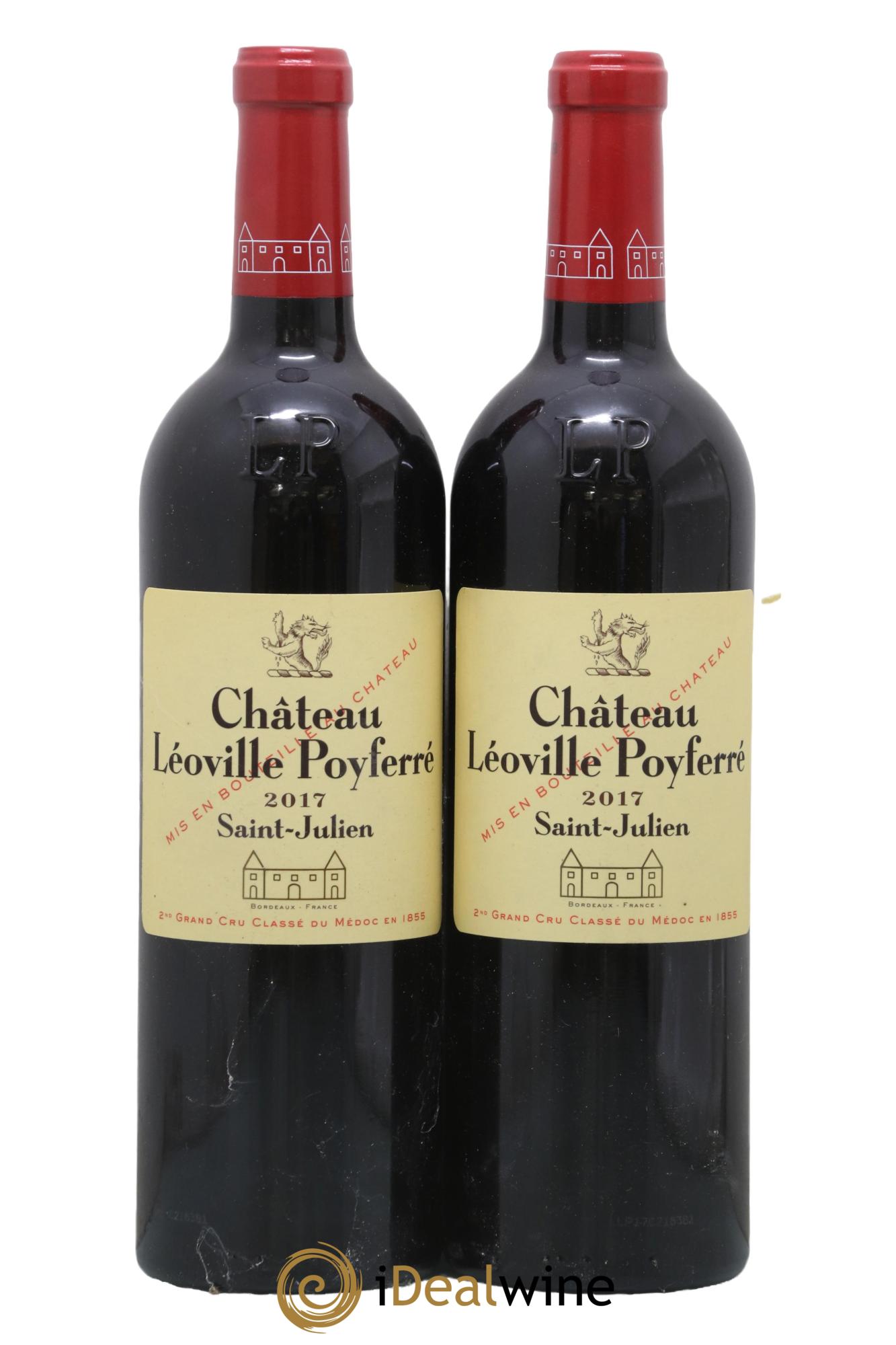 Château Léoville Poyferré 2ème Grand Cru Classé 2017 - Lot de 2 bouteilles - 0