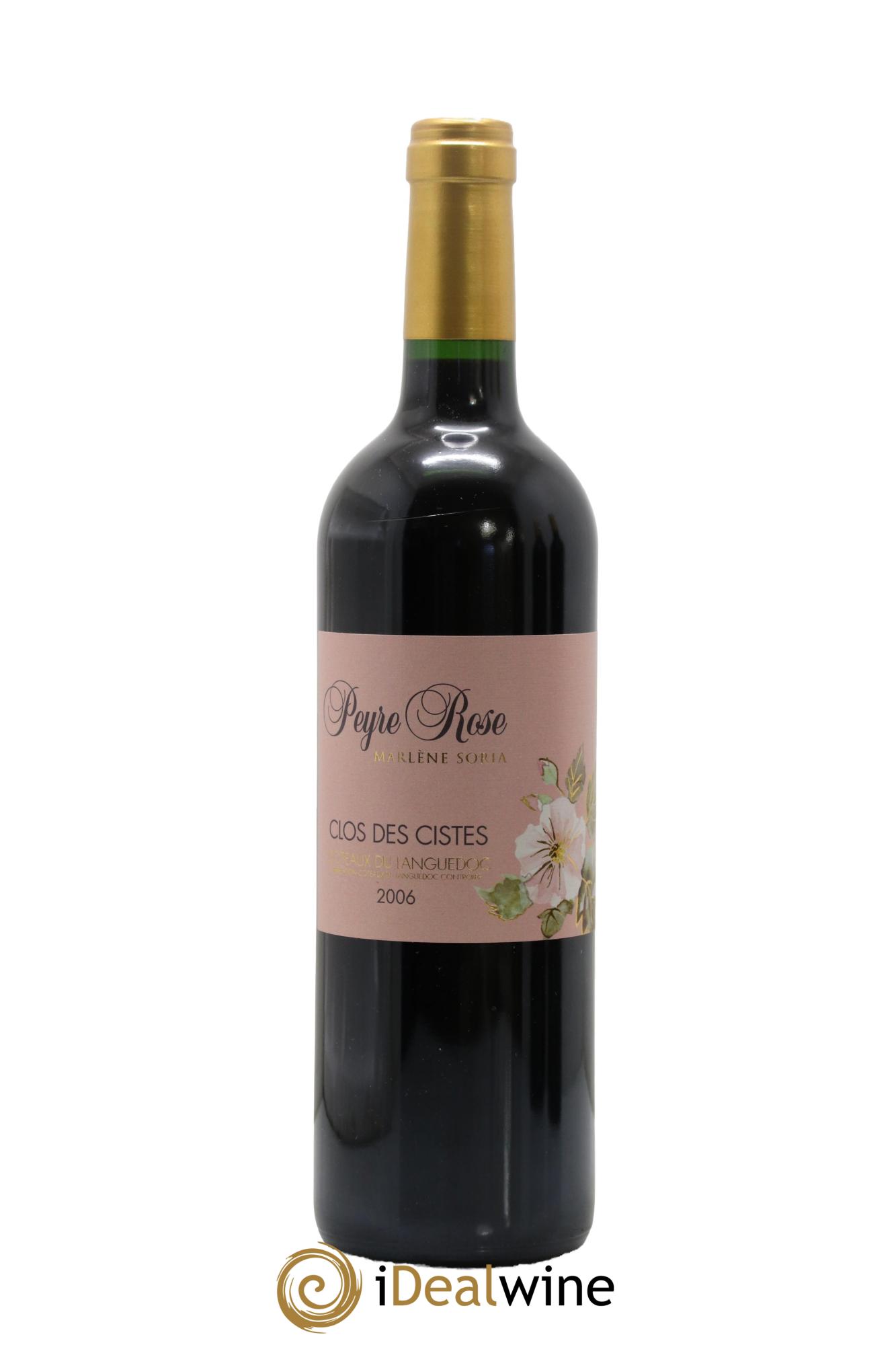 Vin de France (anciennement Coteaux du Languedoc) Domaine Peyre Rose Les Cistes Marlène Soria 2006 - Lot of 1 bottle - 0