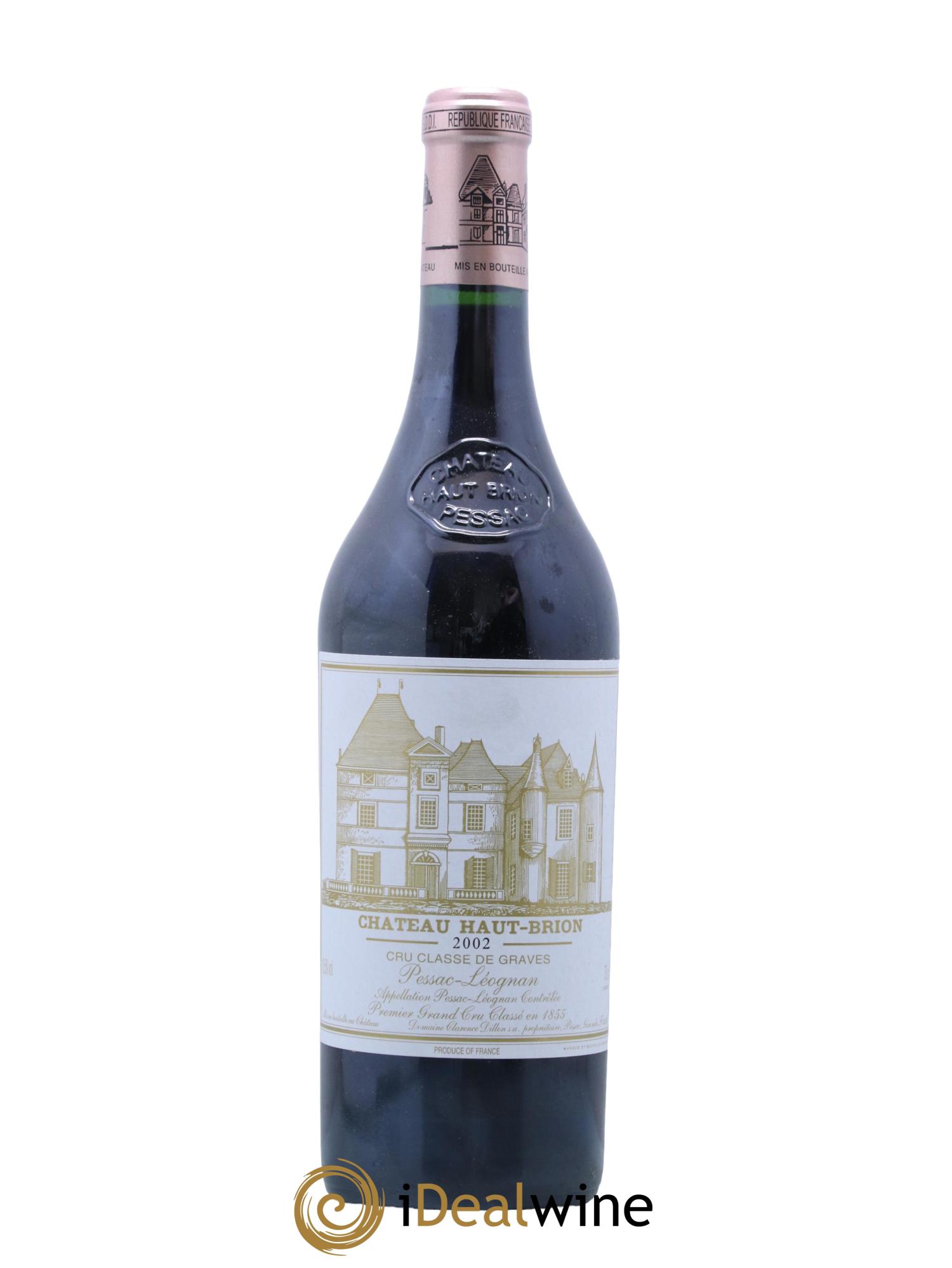 Château Haut Brion 1er Grand Cru Classé 2002 - Lot de 1 bouteille - 0
