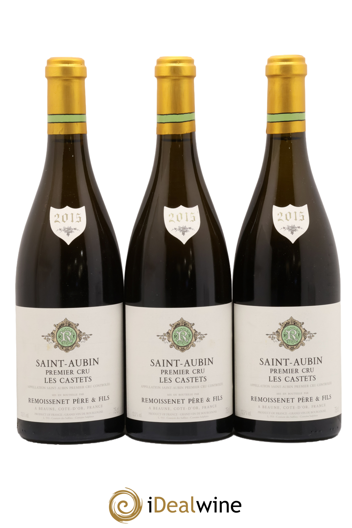 Saint-Aubin 1er Cru Les Castets Remoissenet Père et Fils 2015 - Lot de 3 bouteilles - 0