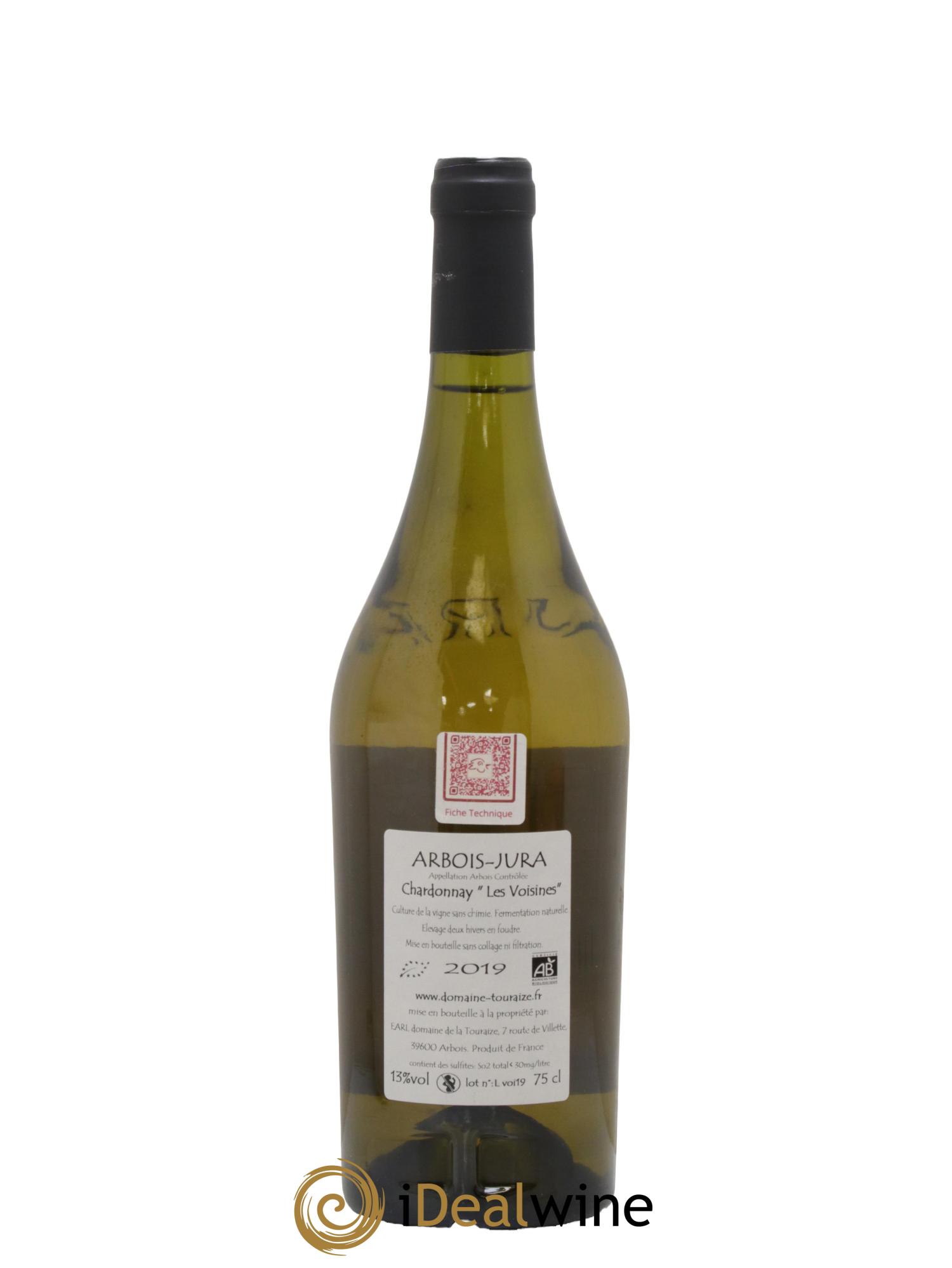 Arbois Les Voisines Domaien De La Touraize 2019 - Posten von 1 Flasche - 1