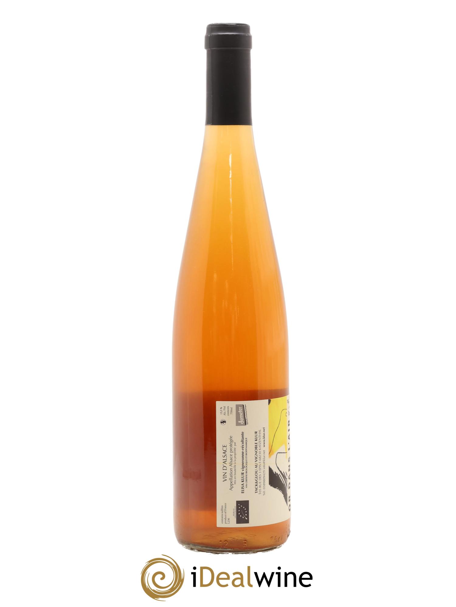 Alsace Vin Orange Or Dans l'Air Tack&Glou 2023 - Lot de 1 bouteille - 1