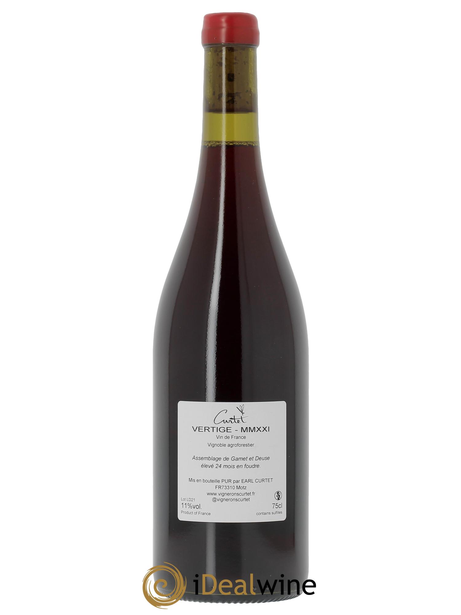 Vin de Savoie Vertige Marie et Florian Curtet 2021 - Lot de 1 bouteille - 1