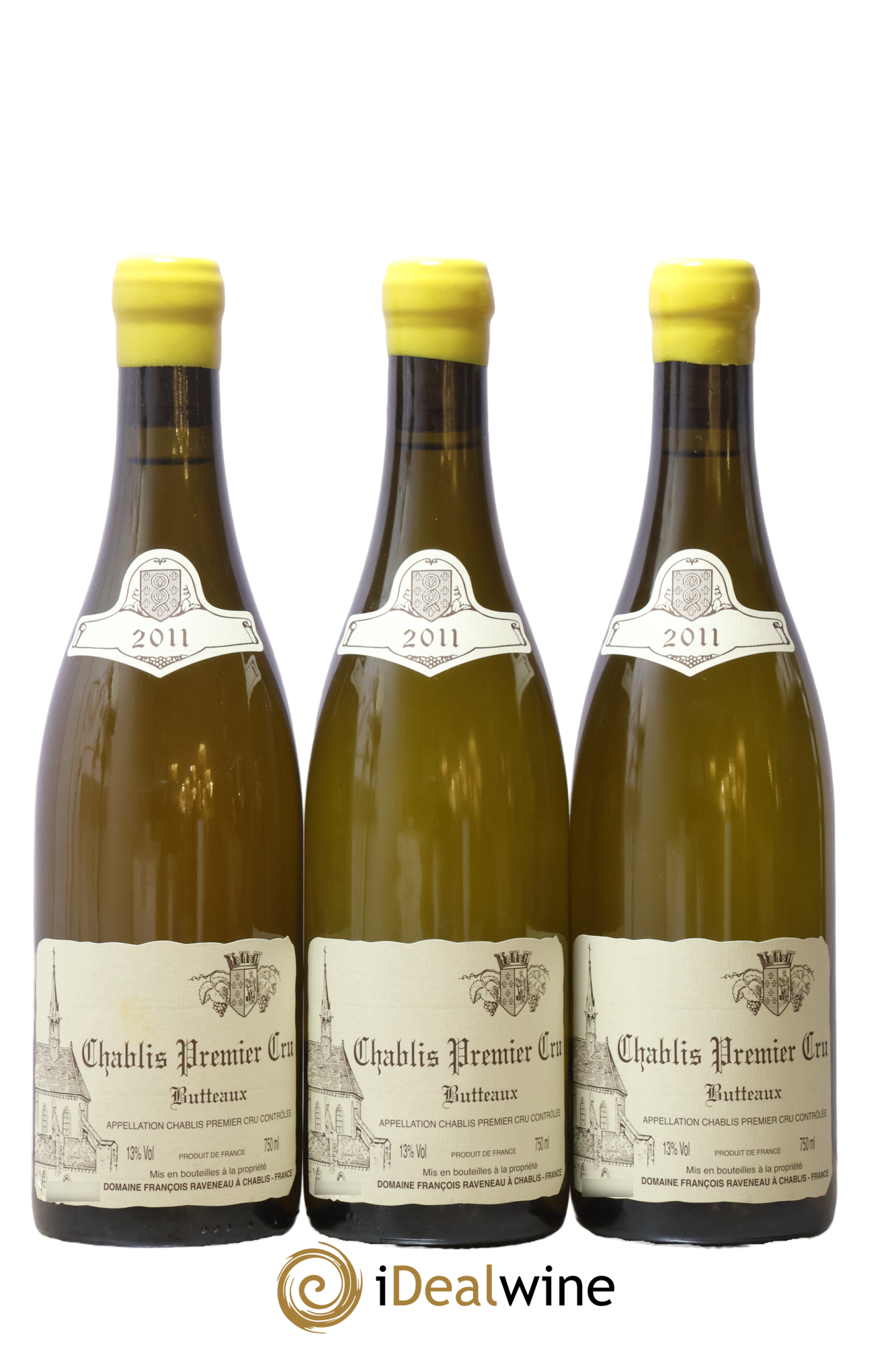 Chablis 1er Cru Butteaux Raveneau (Domaine) 2011 - Lote de 3 botellas - 0