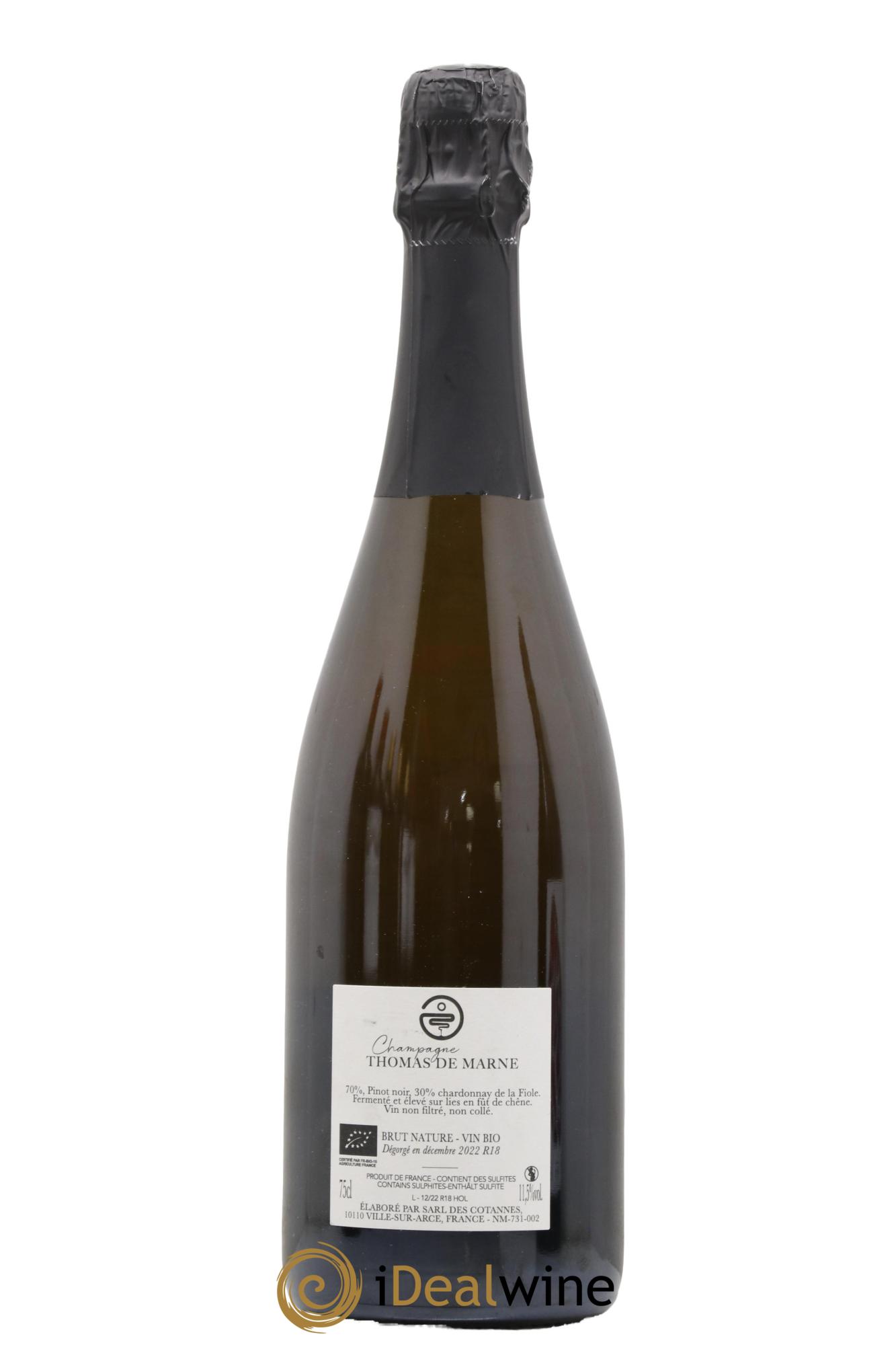 Holistique Brut Nature Thomas de Marne - Lot de 1 bouteille - 1