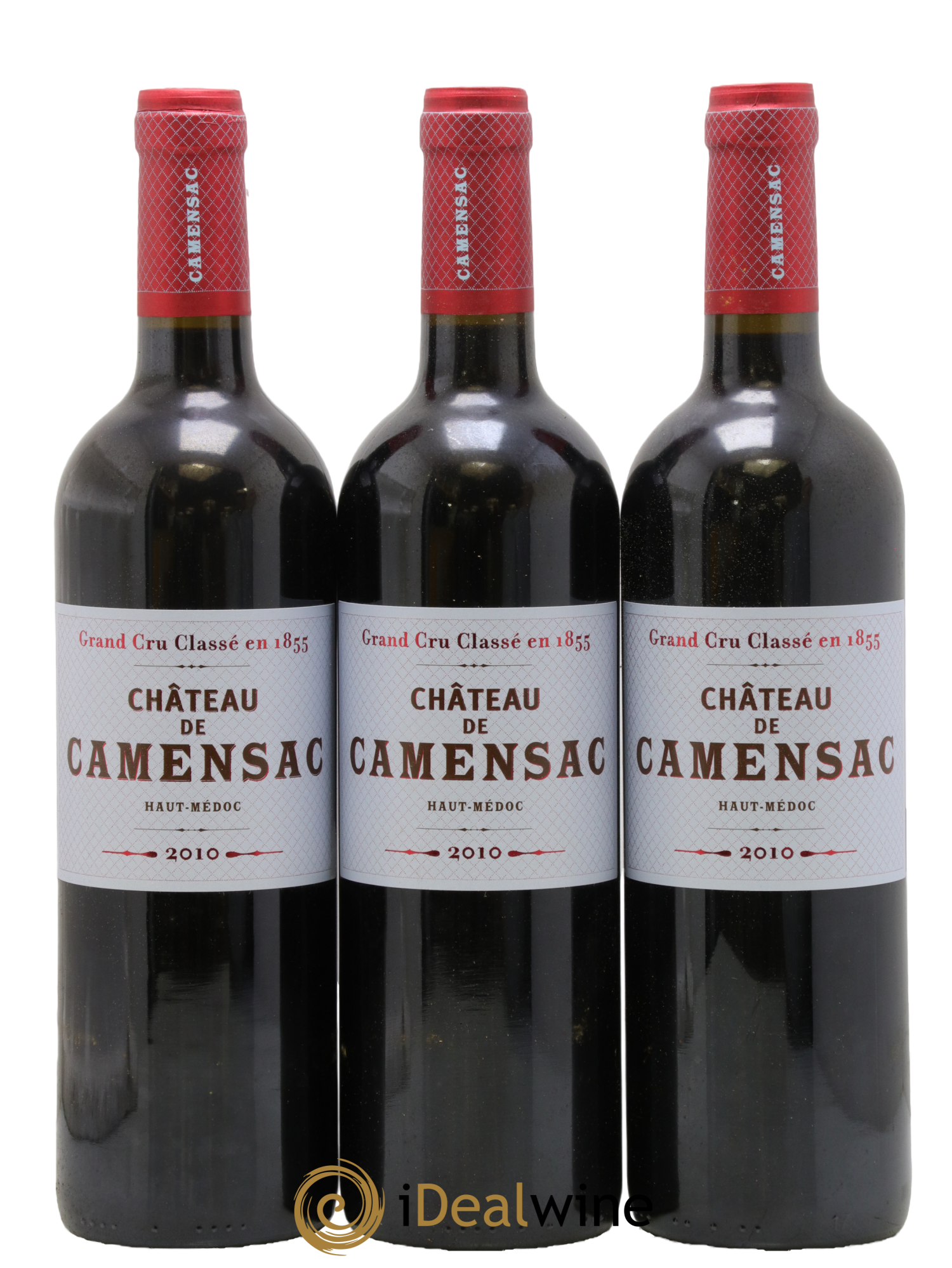 Château Camensac 5ème Grand Cru Classé 2010 - Lot de 3 bouteilles - 0