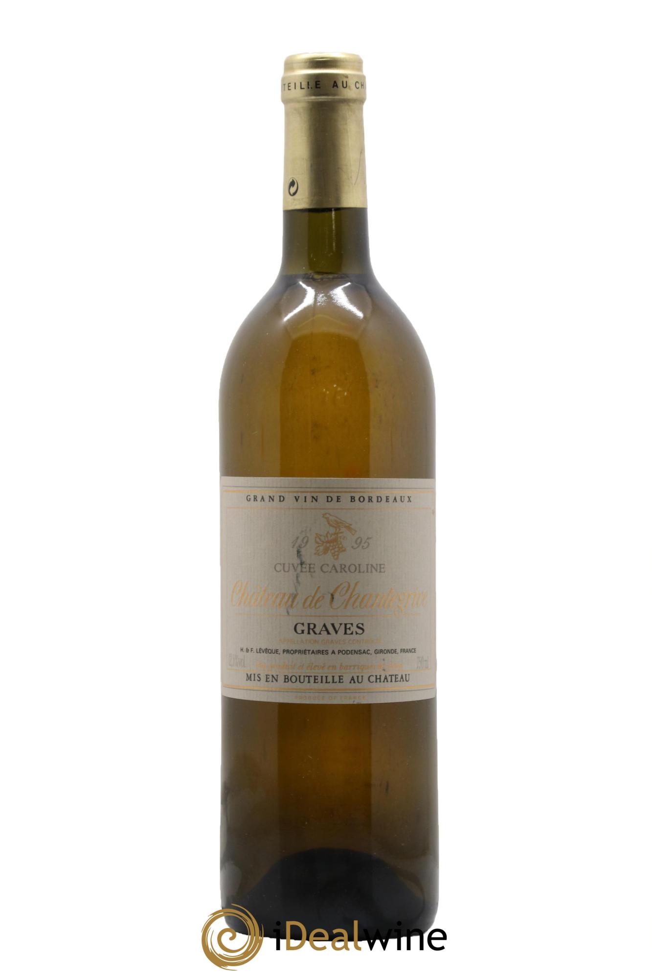 Château de Chantegrive Cuvée Caroline 1995 - Lot de 1 bouteille - 0