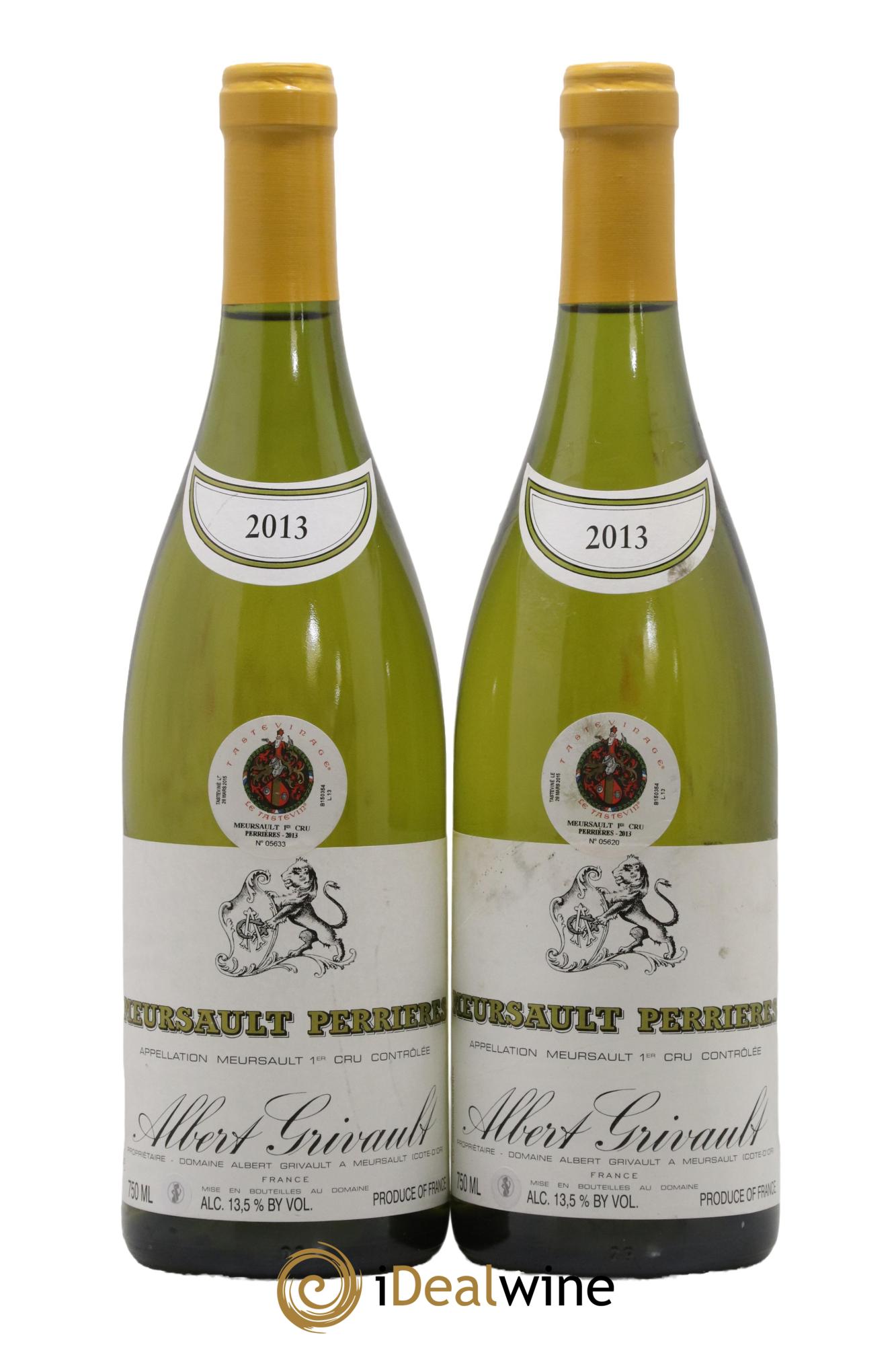 Meursault 1er Cru Perrières Albert Grivault 2013 - Lot de 2 bouteilles - 0