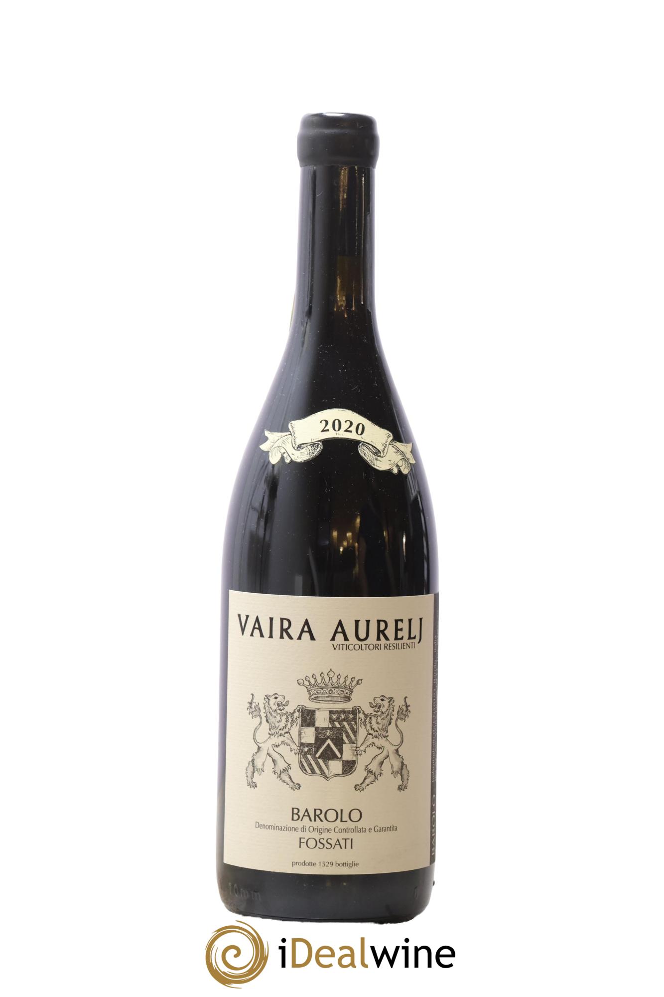 Barolo DOCG Fossati Vaira Aurelj 2020 - Lot de 1 bouteille - 0