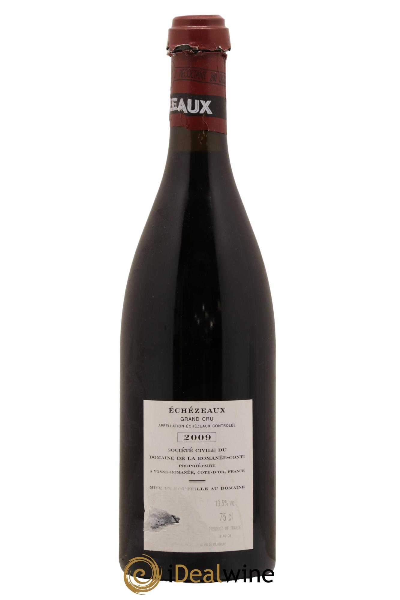 Echezeaux Grand Cru Domaine de la Romanée-Conti 2009 - Lot de 1 bouteille - 1