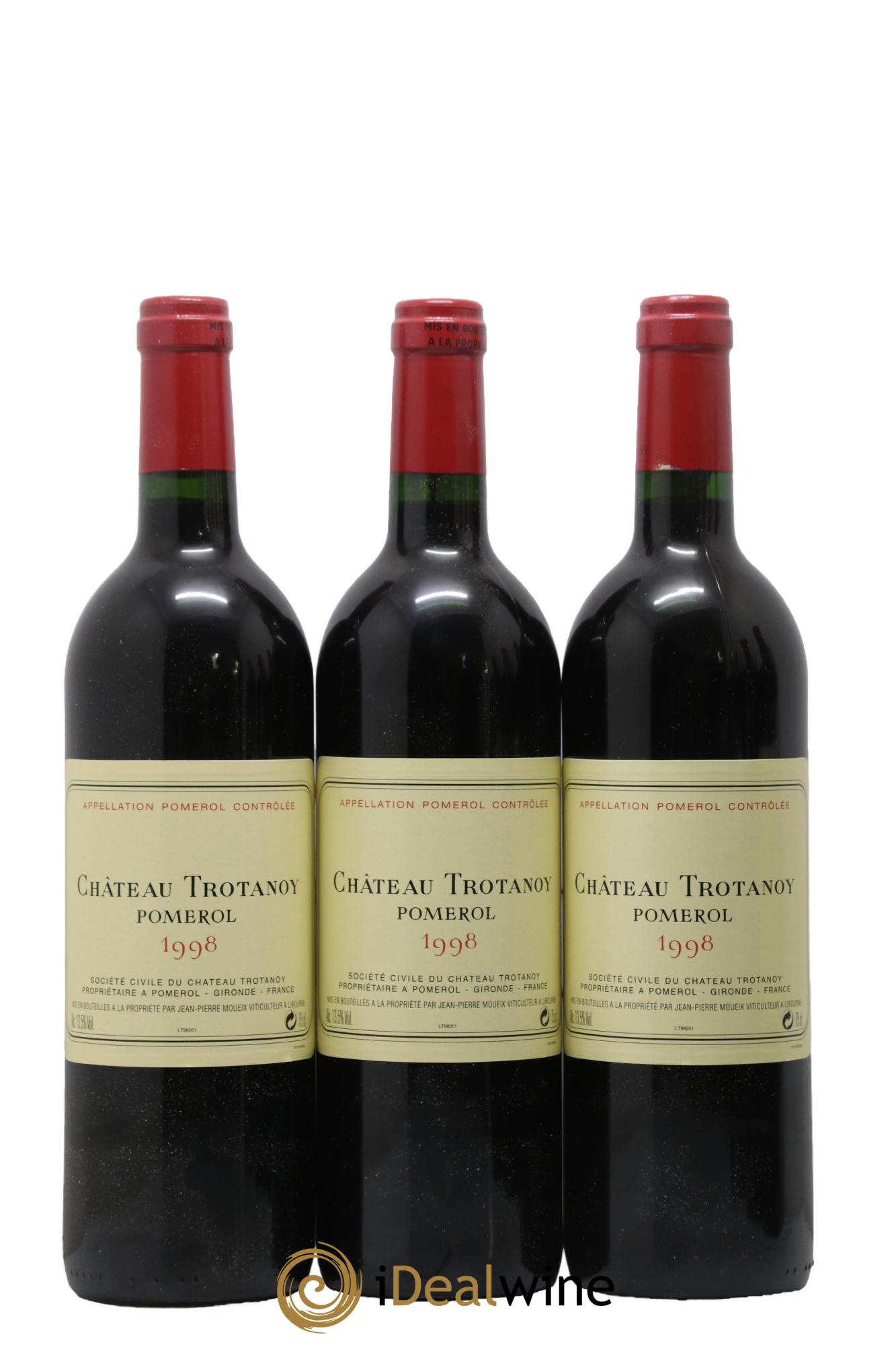 Château Trotanoy 1998 - Lot de 6 bouteilles - 2