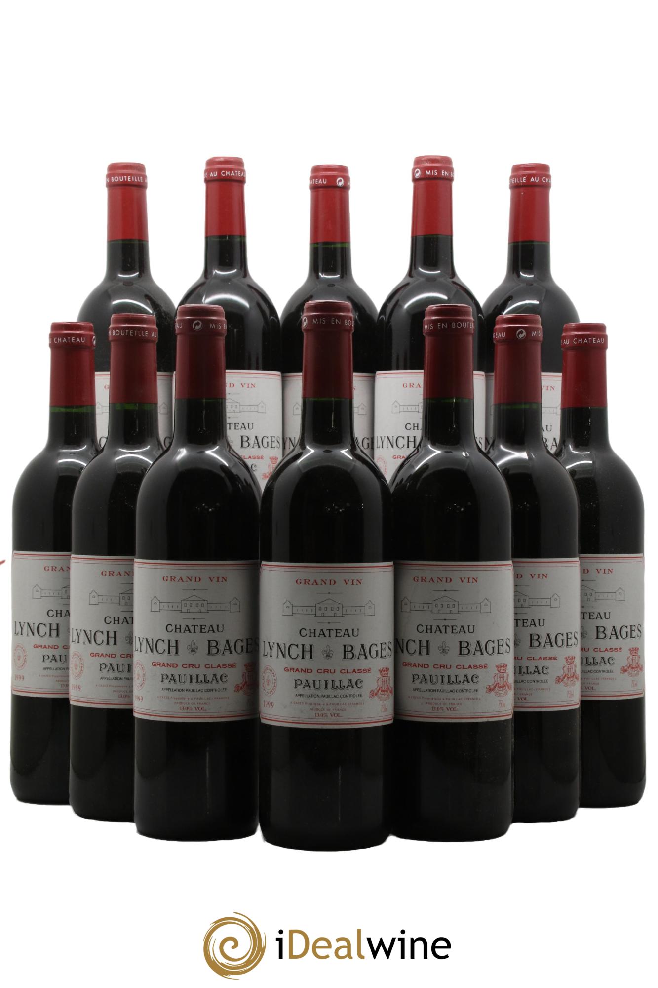 Château Lynch Bages 5ème Grand Cru Classé 1999 - Posten von 12 Flaschen - 0