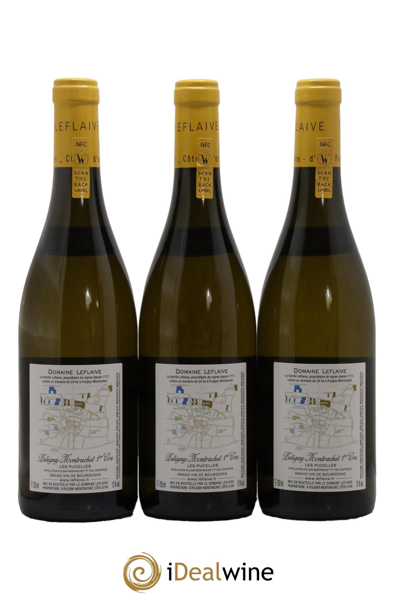 Puligny-Montrachet 1er Cru Les Pucelles Leflaive (Domaine) 2022 - Lot de 3 bouteilles - 1