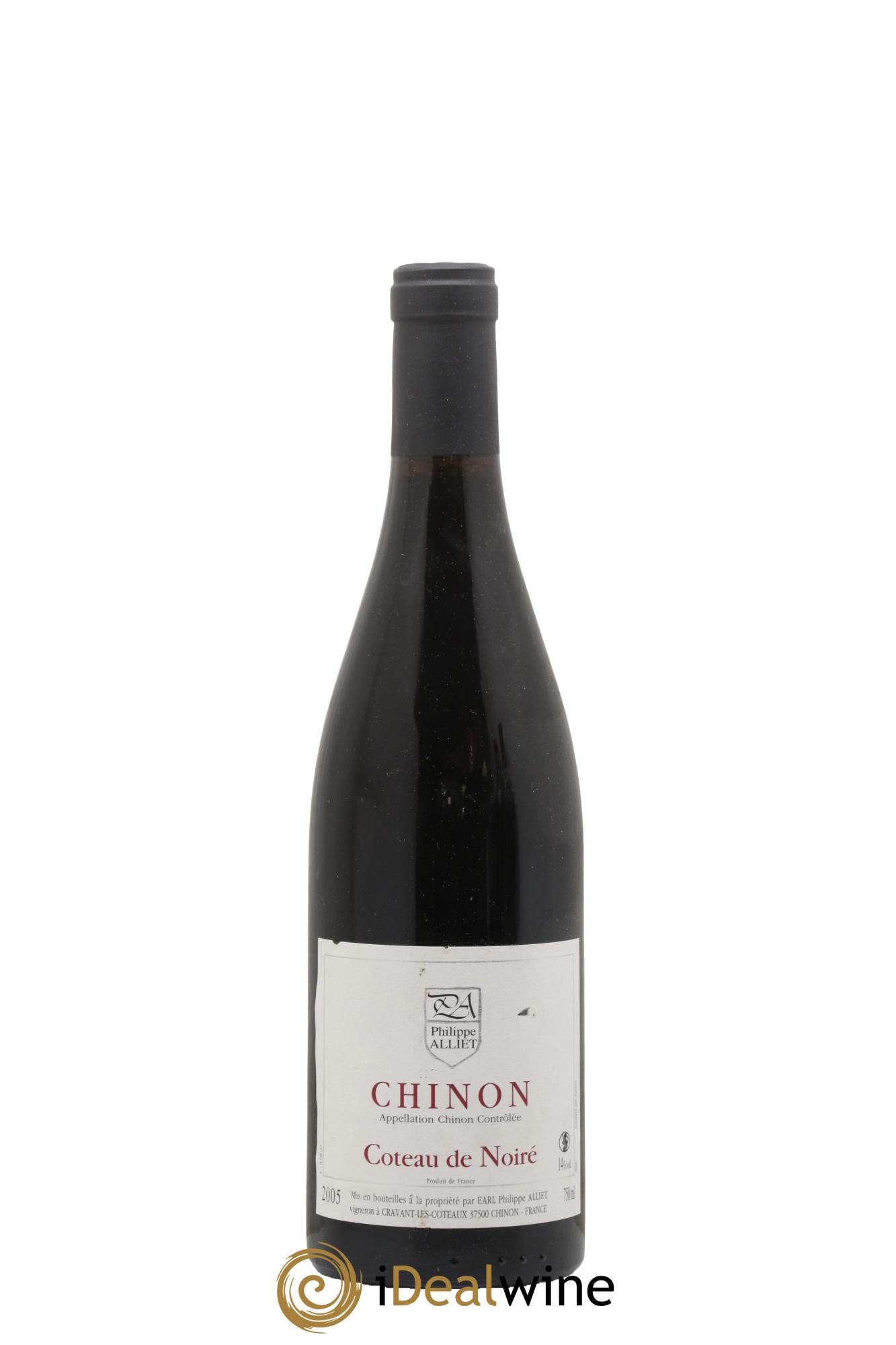 Chinon Coteau de Noiré Philippe Alliet 2005 - Posten von 1 Flasche - 0