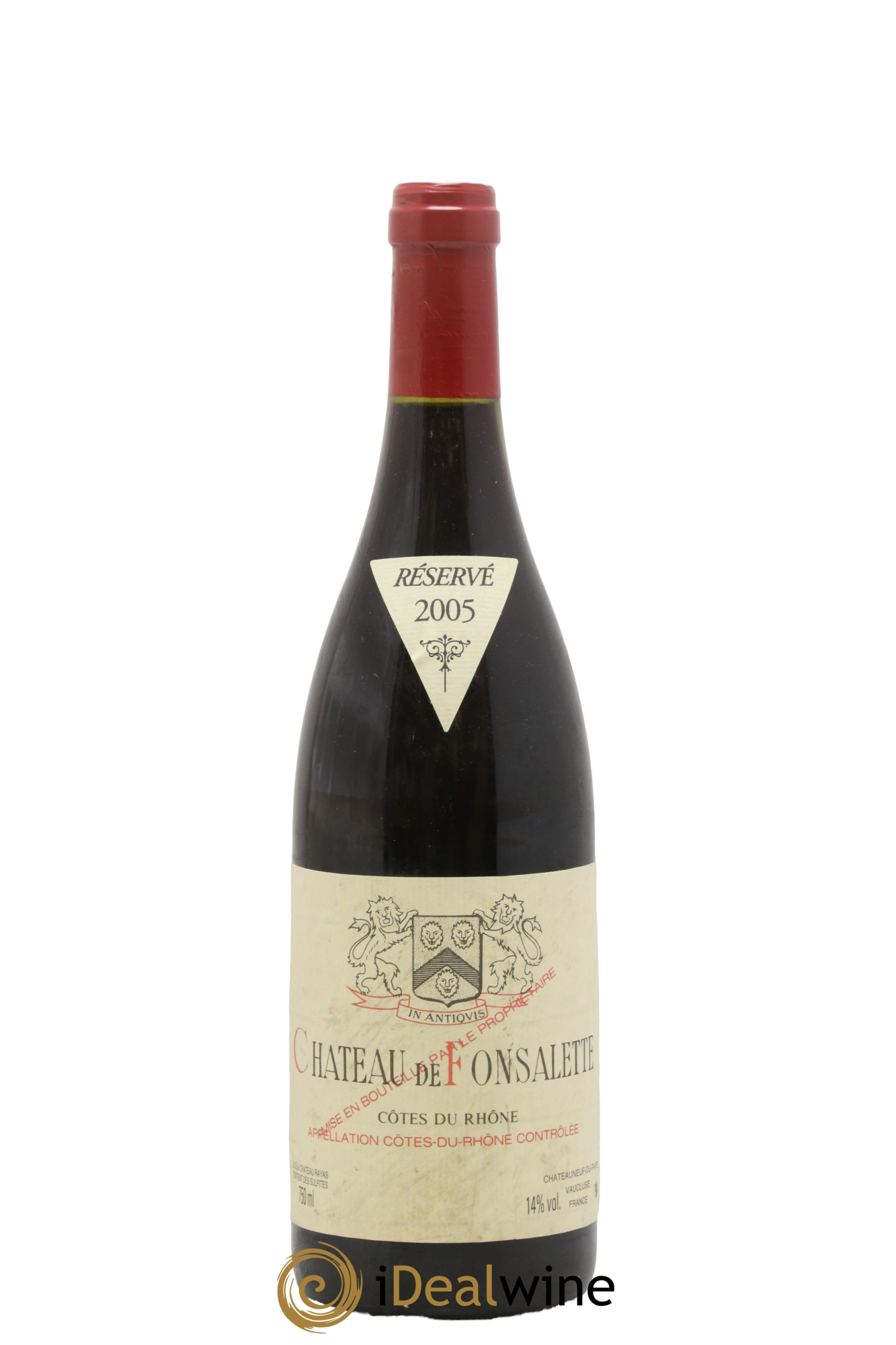 Côtes-du-Rhône Château de Fonsalette Emmanuel Reynaud 2005 - Lot de 1 bouteille - 0