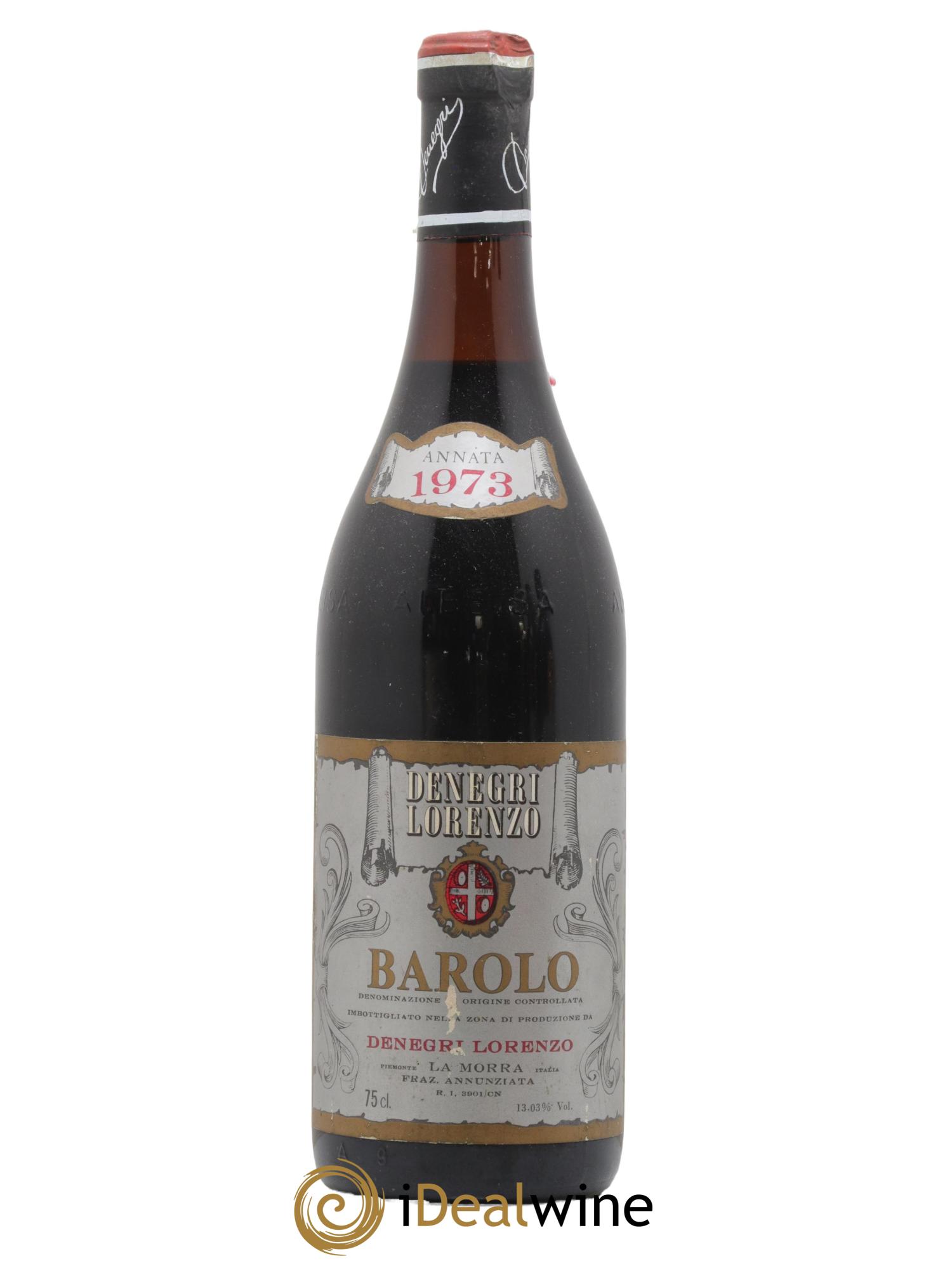 Barolo Denegri 1973 - Lot de 1 bouteille - 0