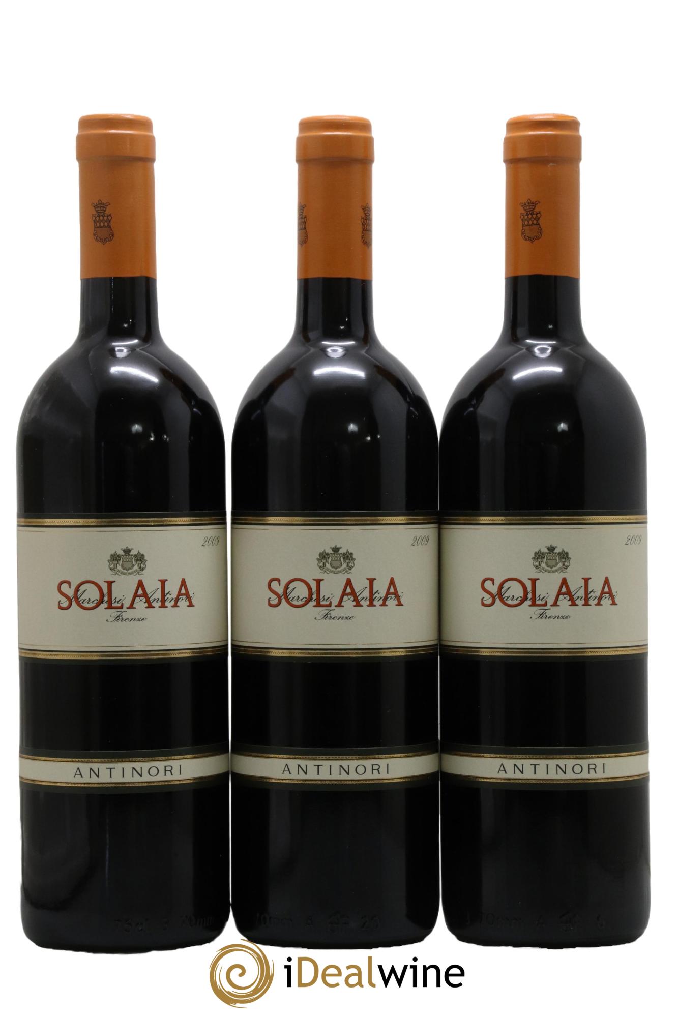 Toscana IGT Solaia Tenuta Tignanello - Marchesi Antinori 2009 - Lot of 3 bottles - 0