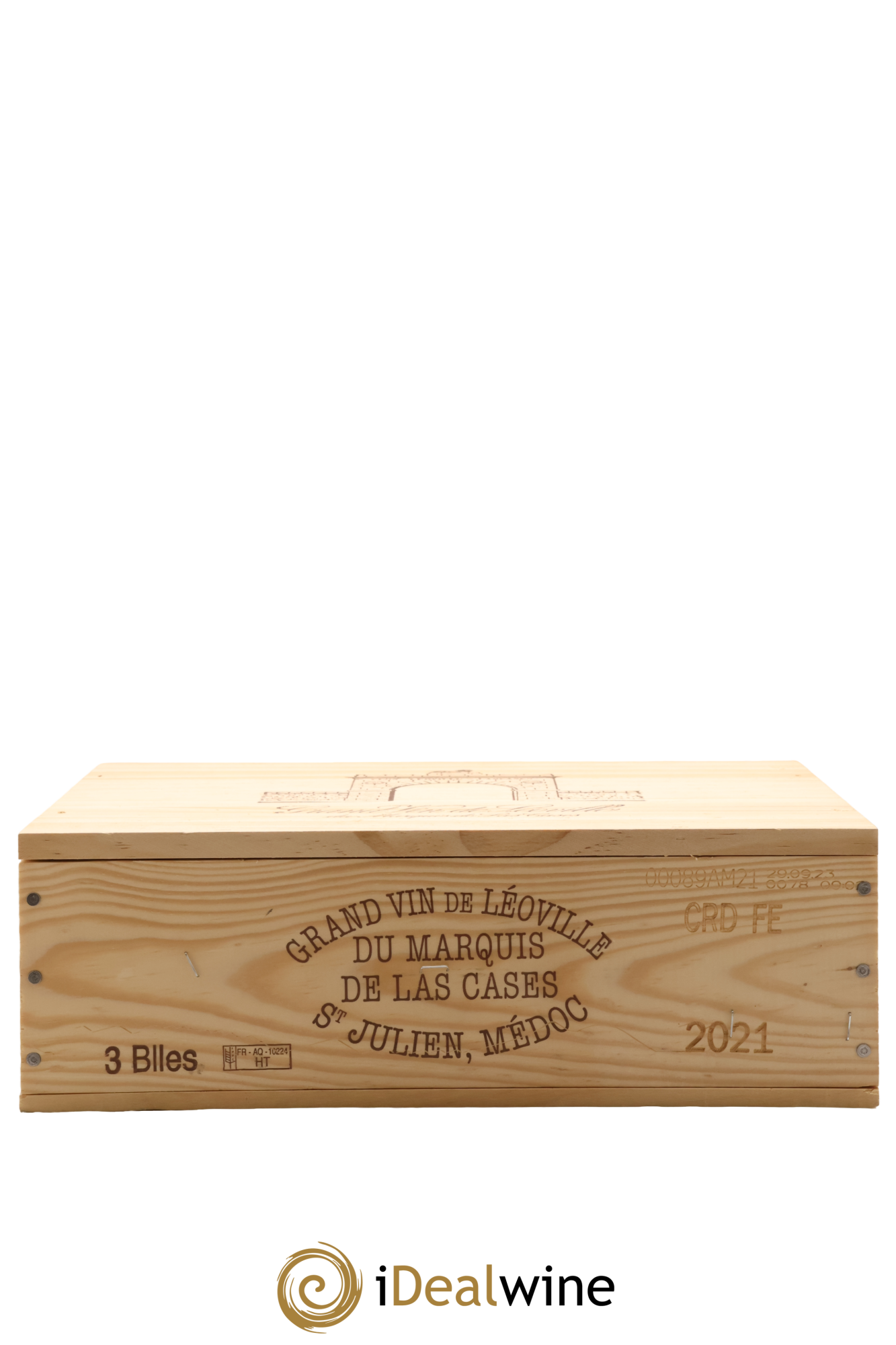 Château Léoville Las Cases 2ème Grand Cru Classé 2021 - Lot of 3 bottles - 1